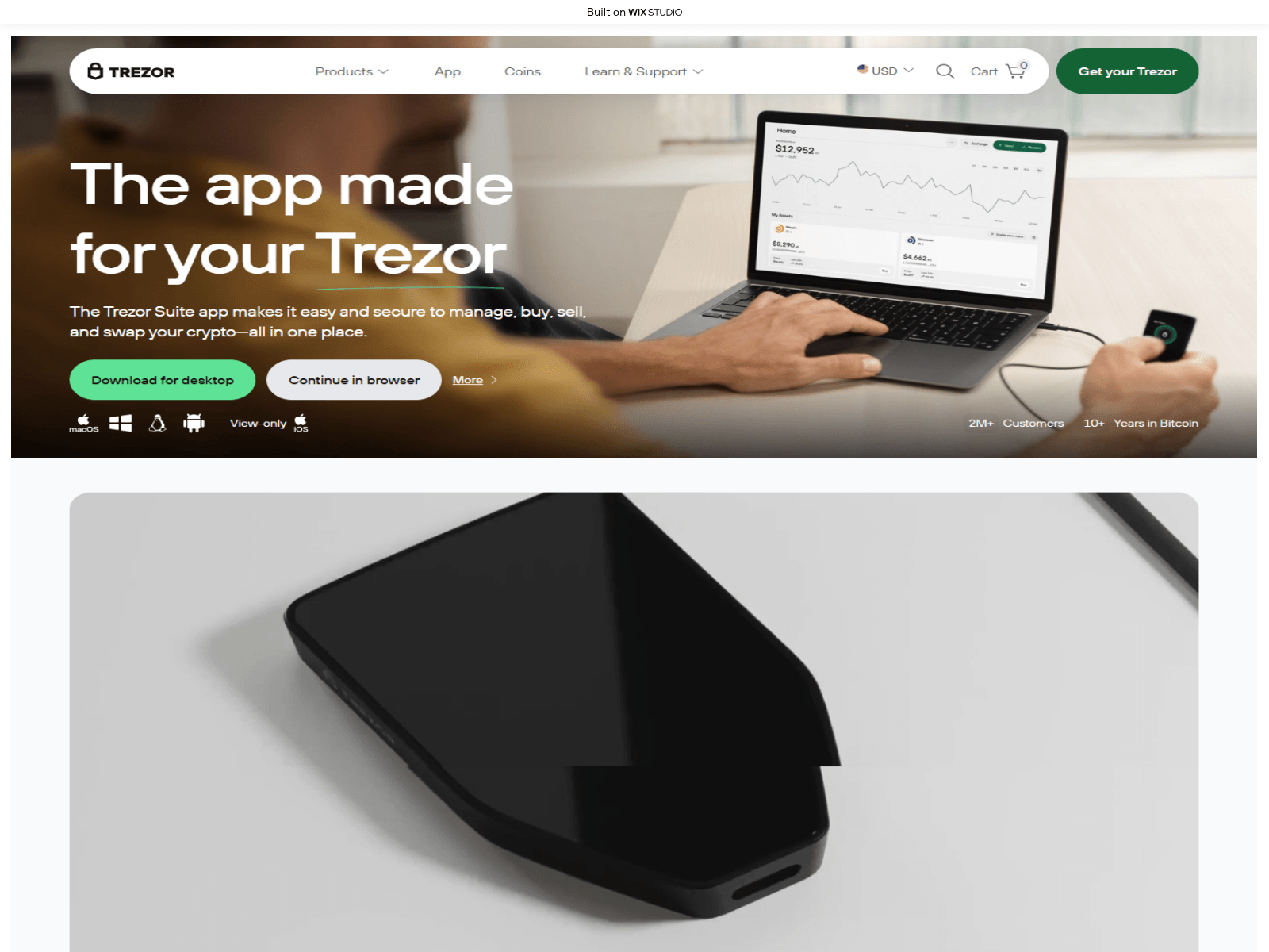 Screenshot of trazorstart.wixstudio.com