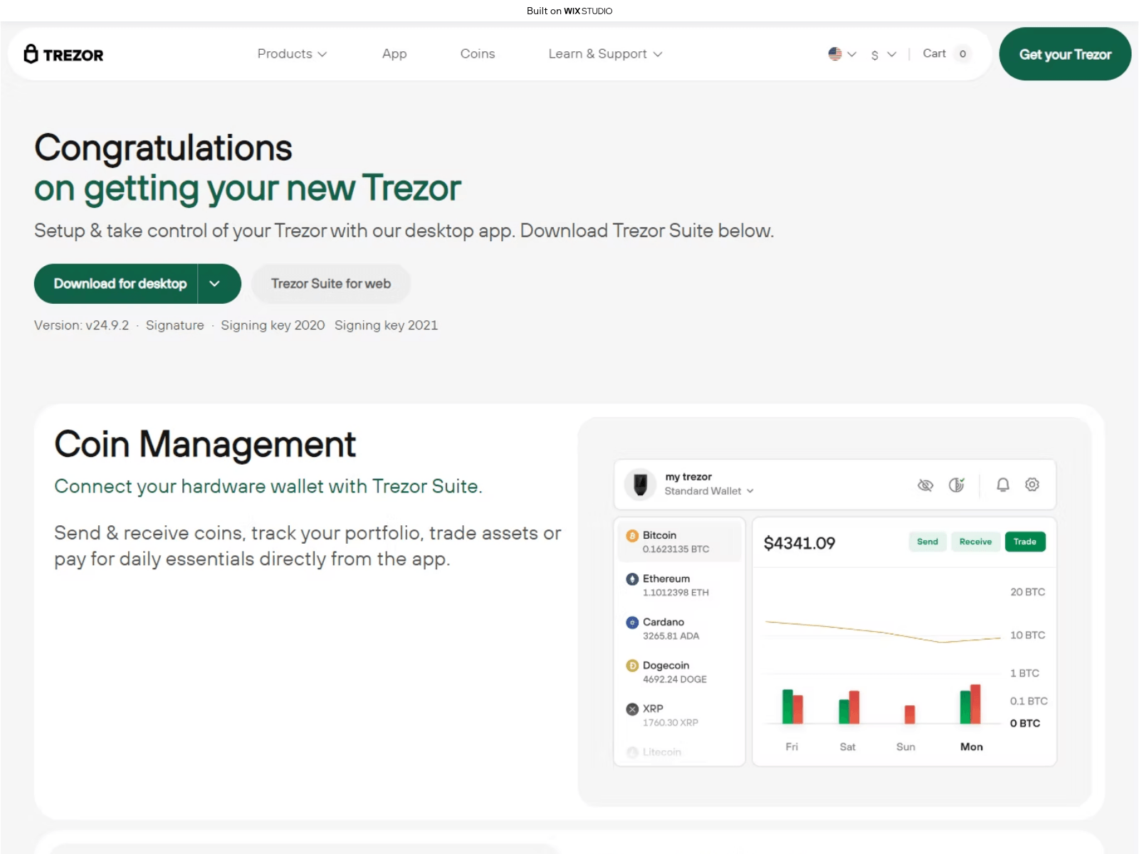 Screenshot of en-us-suites.wixstudio.com