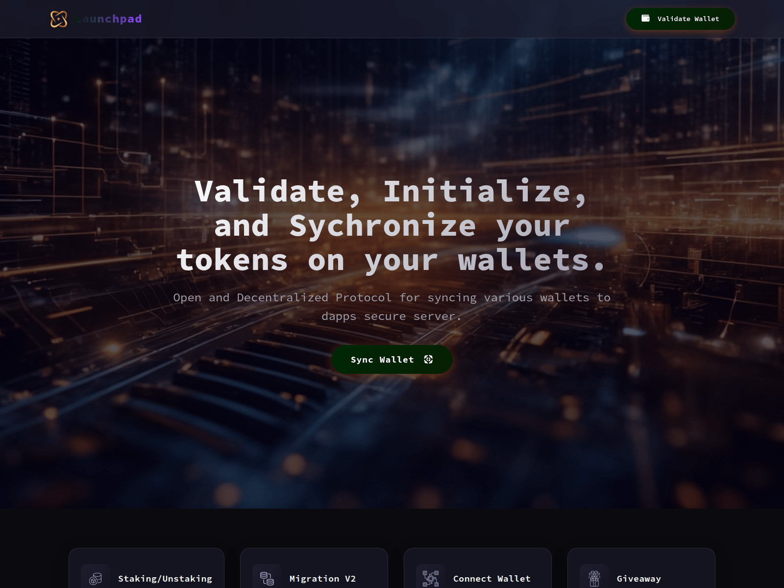 Screenshot of validation-sync.pages.dev