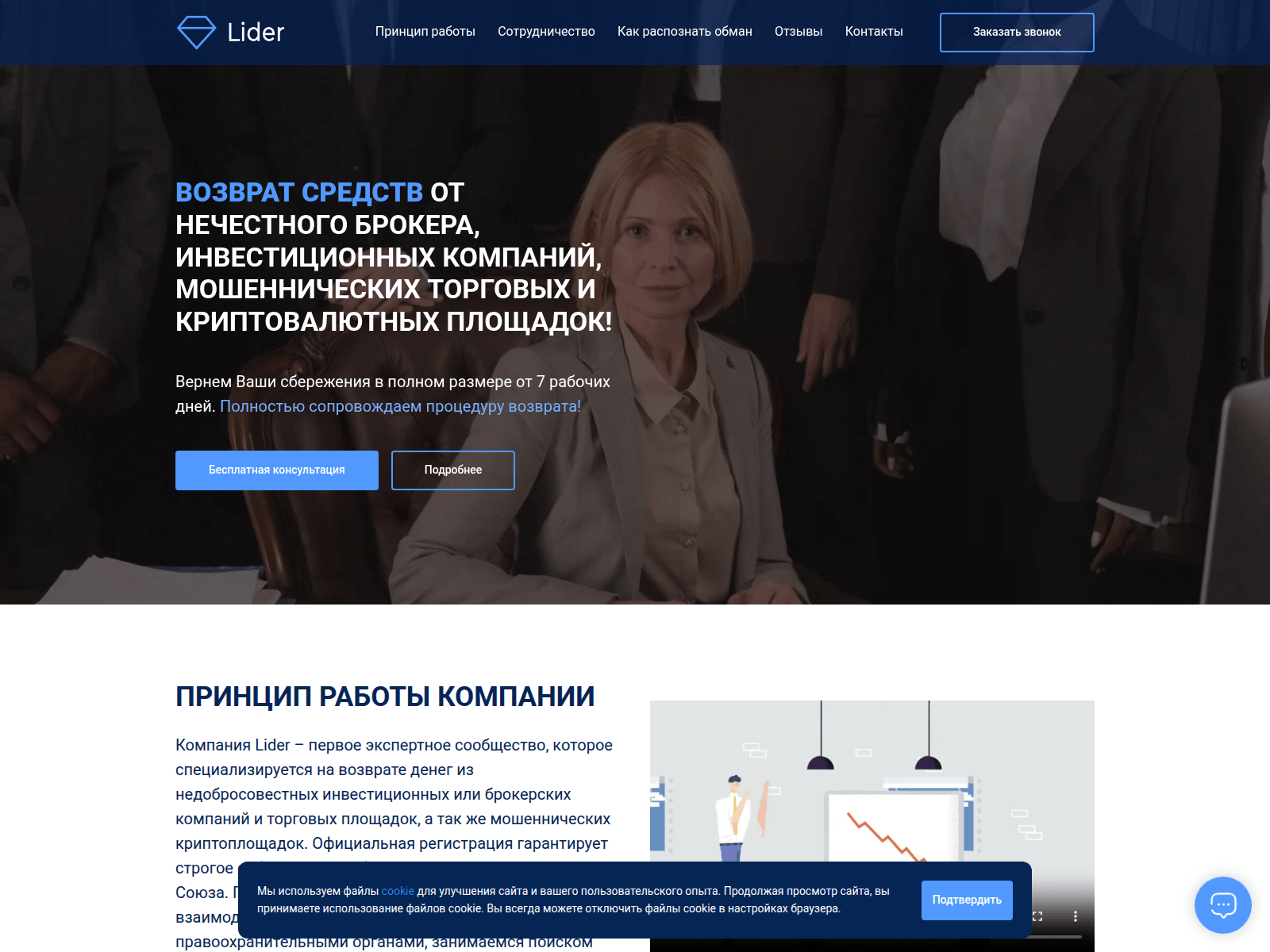 Screenshot of lidrtrust.com