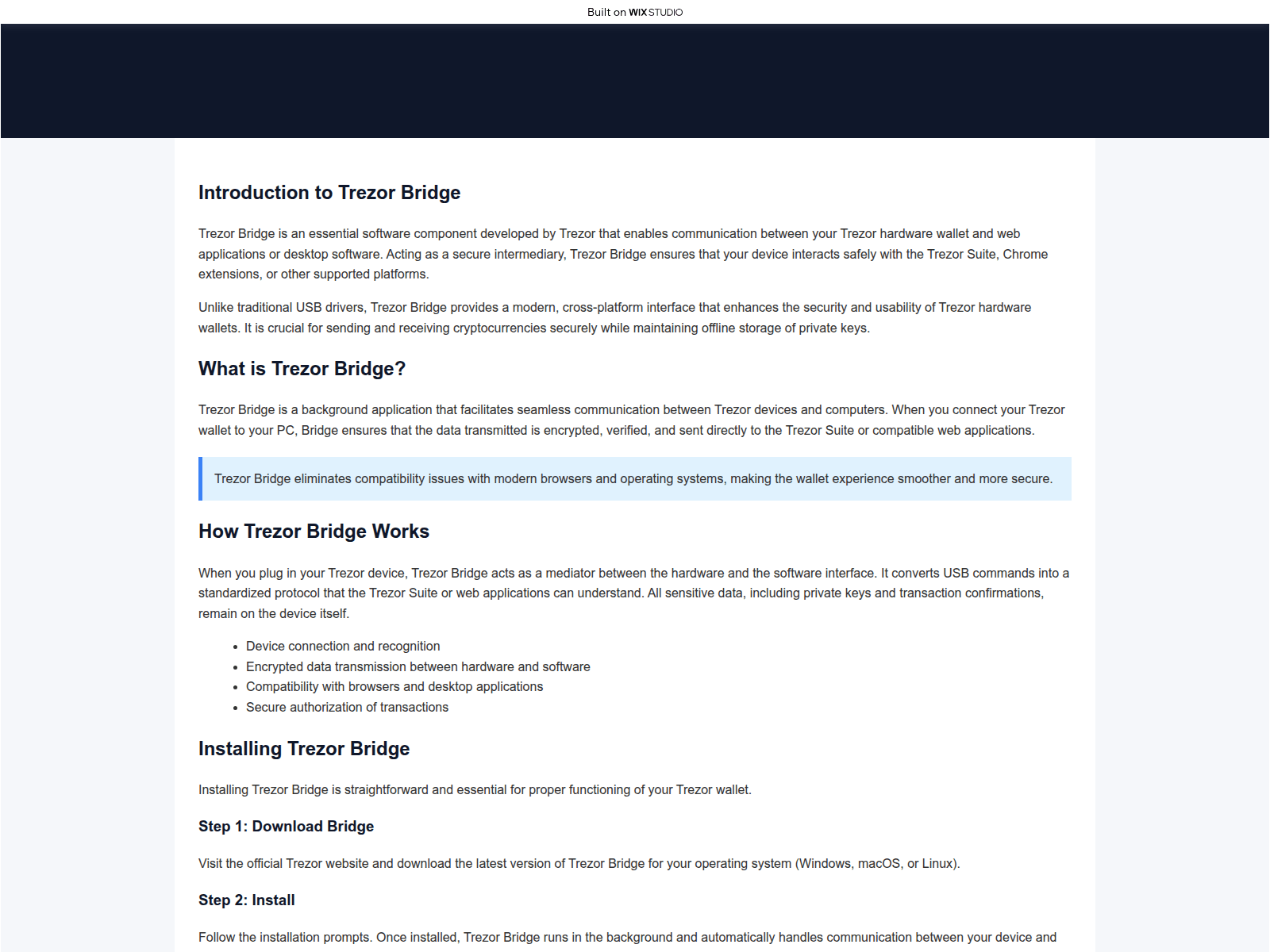 Screenshot of trzrview.wixstudio.com