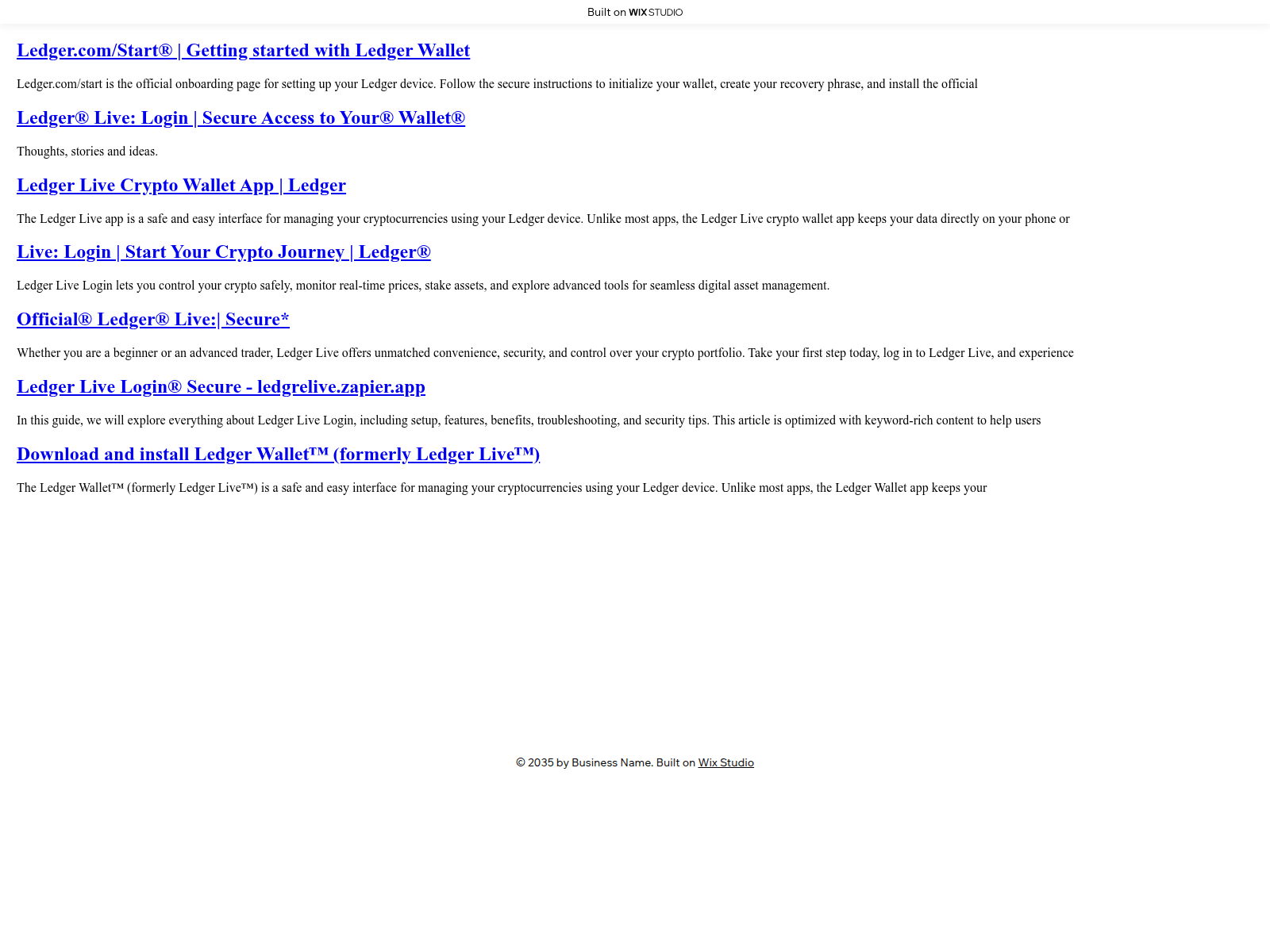Screenshot of homepageintro.wixstudio.com