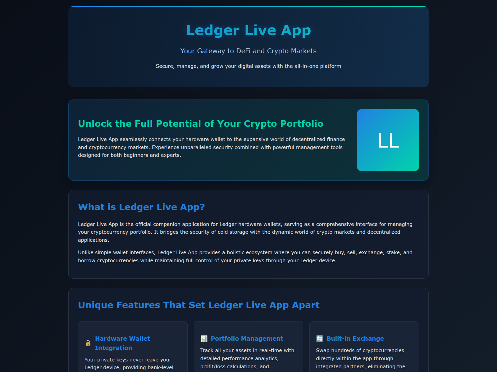 Screenshot of defi-live-app.pages.dev