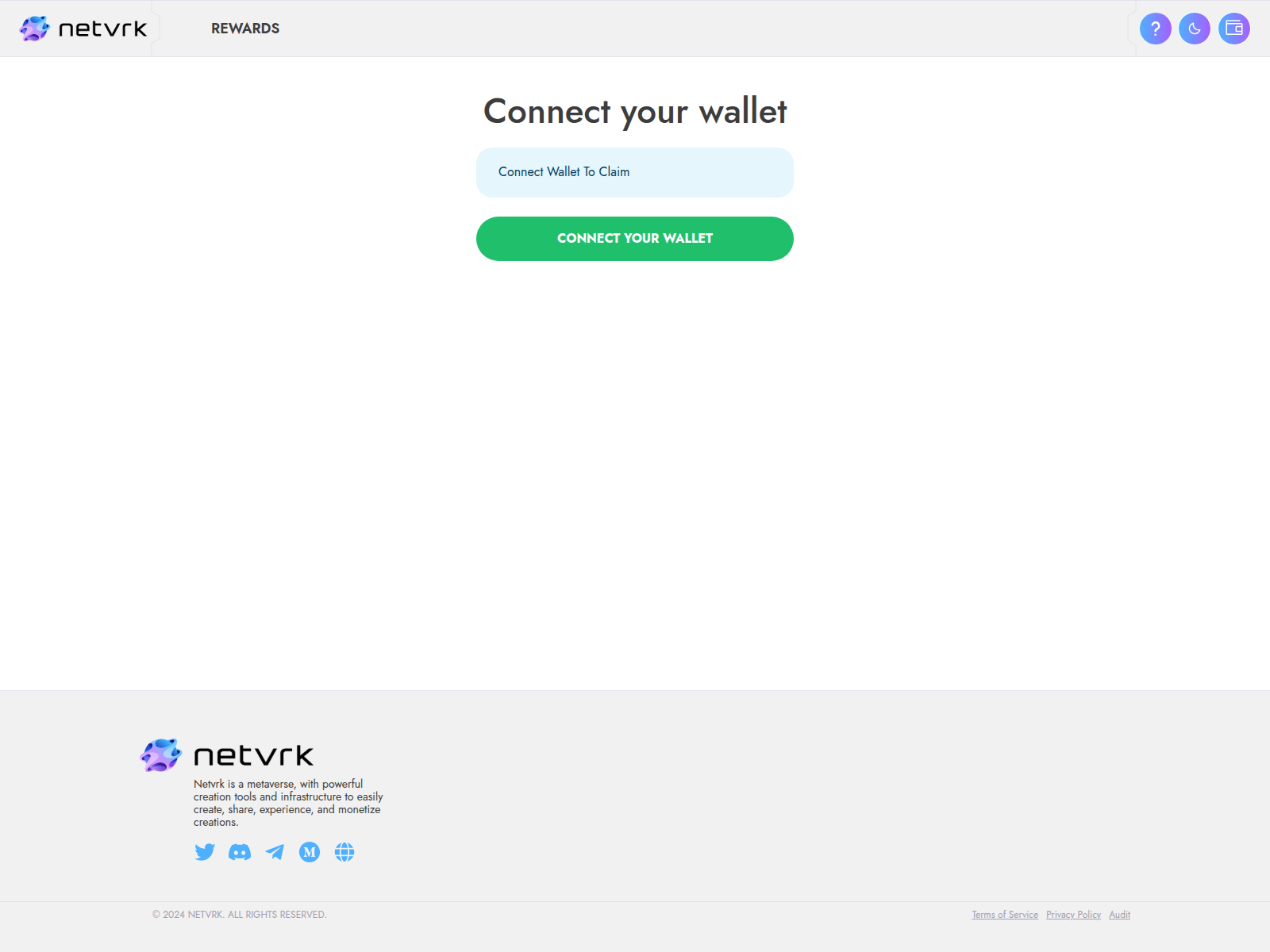 Screenshot of nvrk-reward.pages.dev
