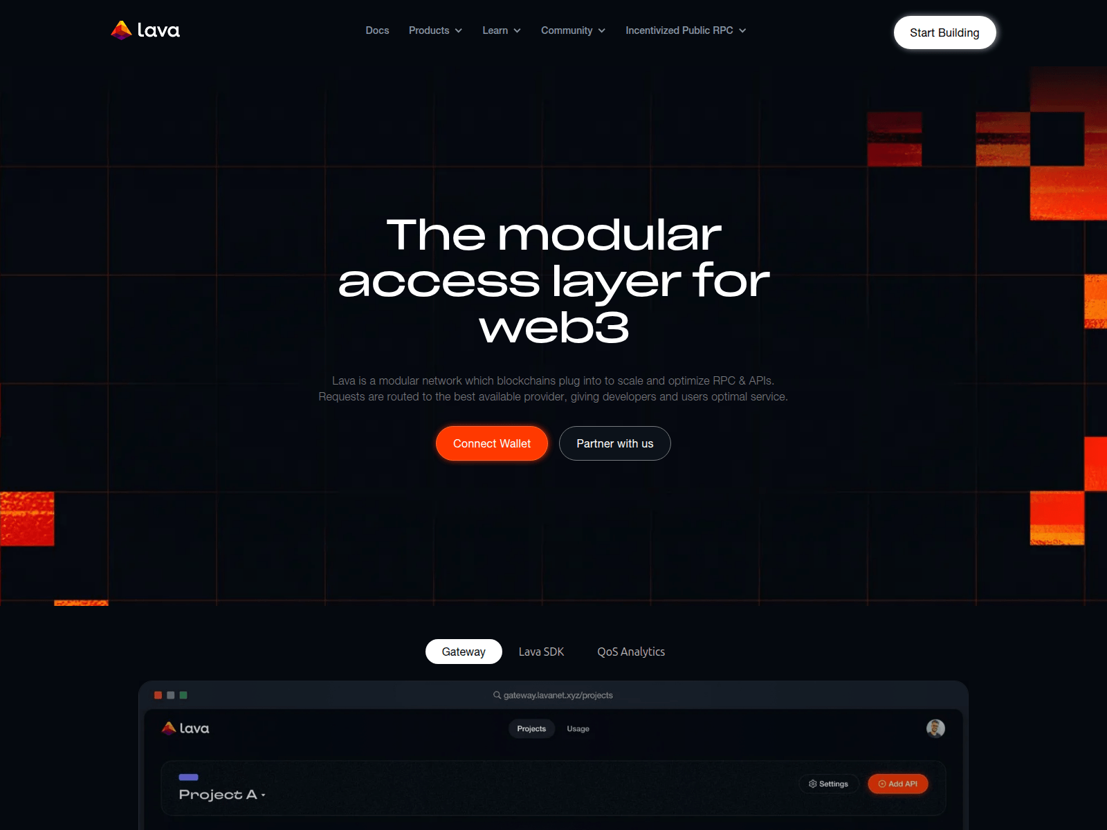 Screenshot of layer2-lava.pages.dev