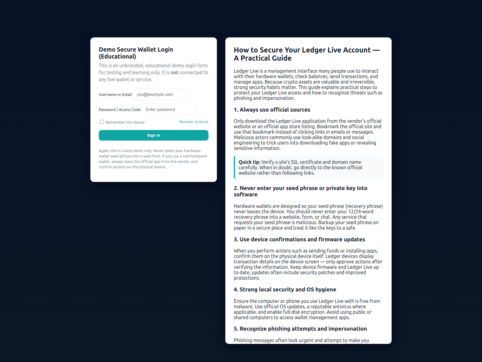 Screenshot of home-ledgre-us.pages.dev