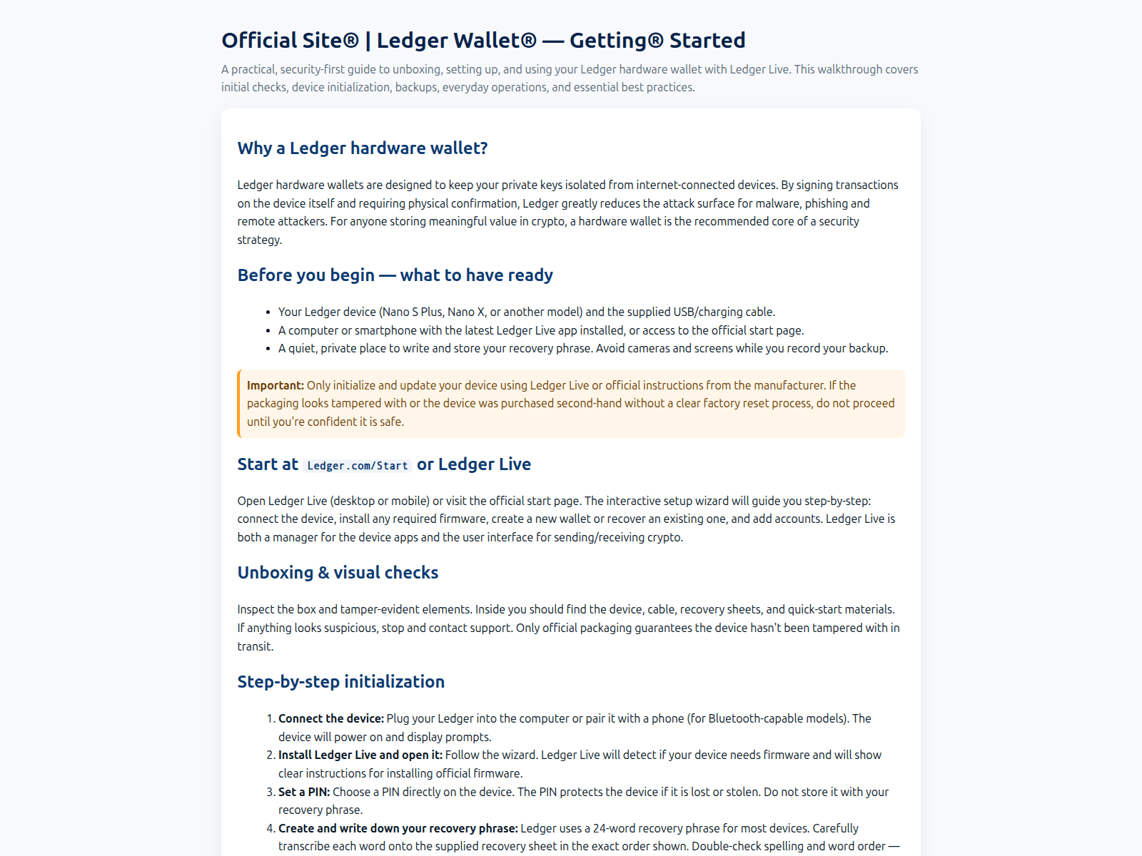 Screenshot of ledgr-walet-en.pages.dev
