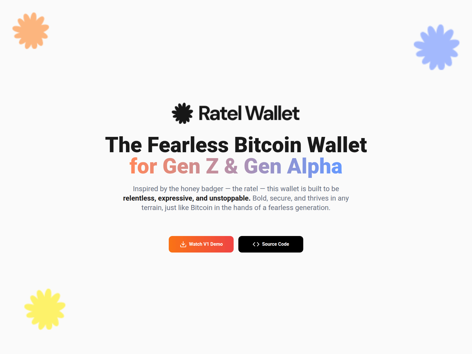 Screenshot of ratel-website.pages.dev