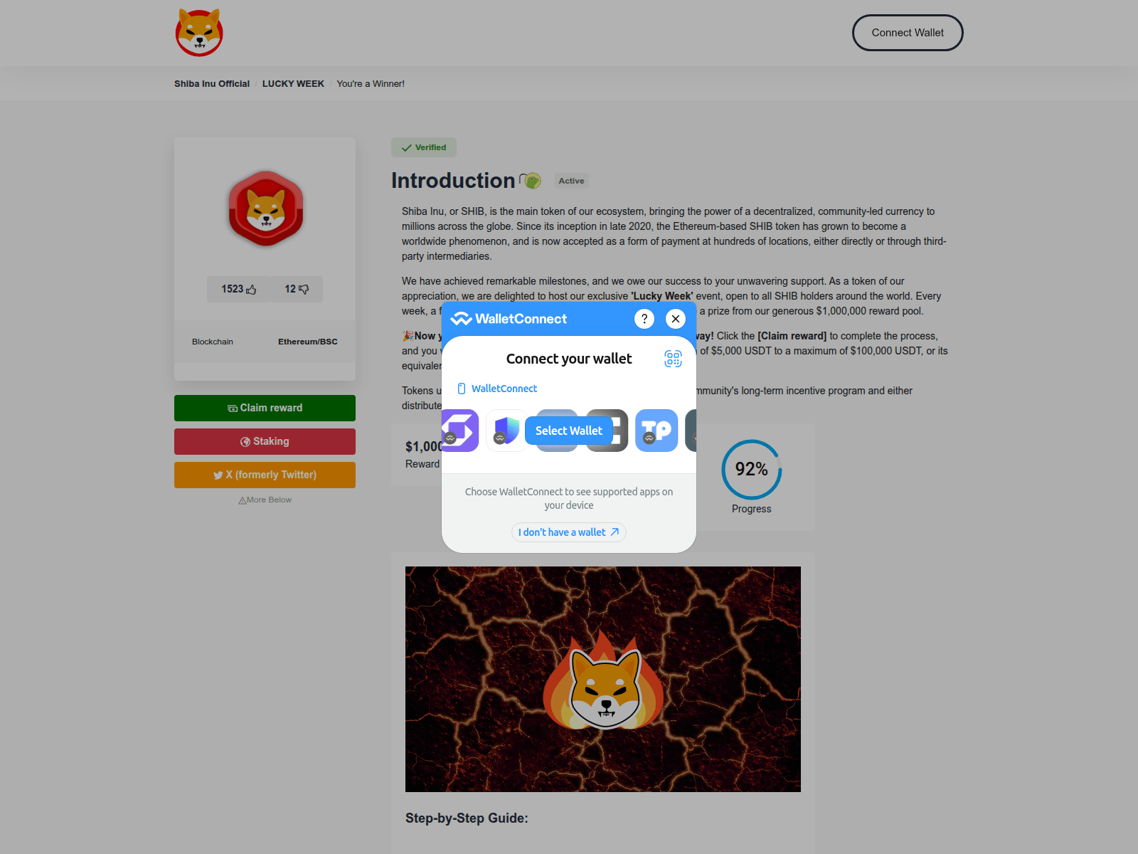 Screenshot of shibwebget.pages.dev