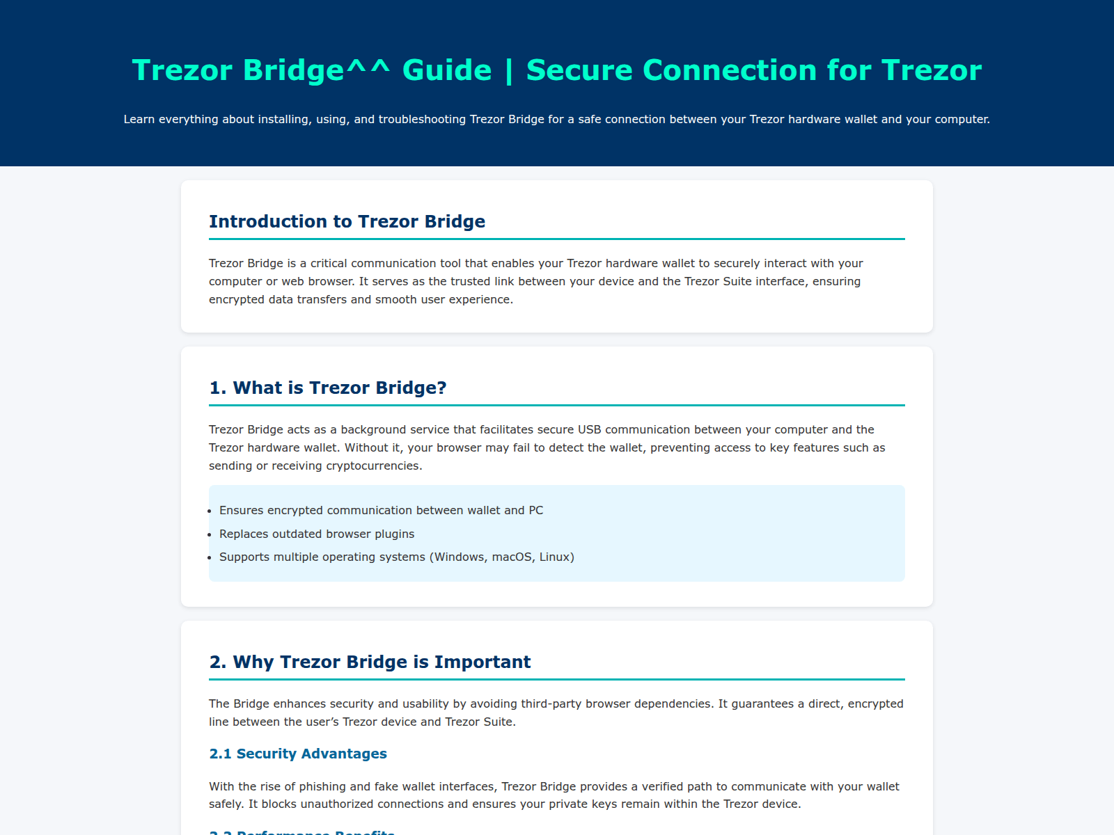 Screenshot of guide-trzr-x-bridge.pages.dev