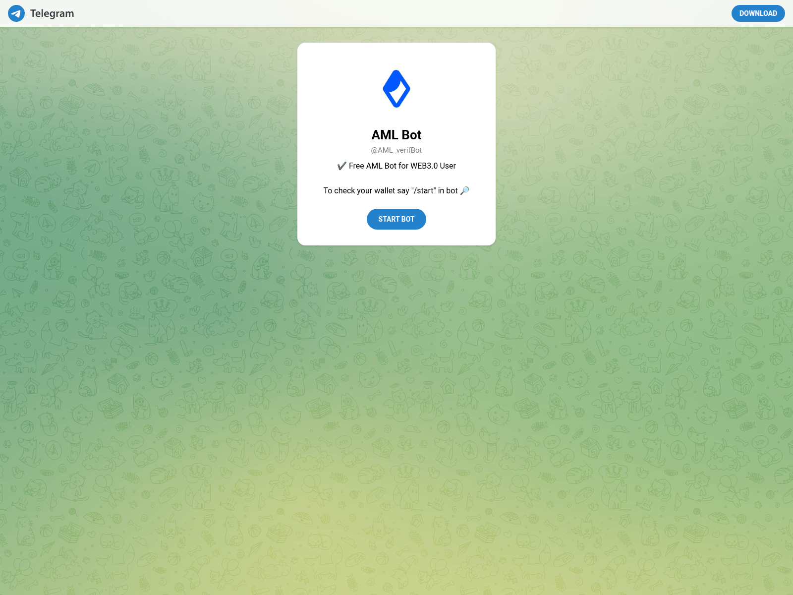 Screenshot of checkamlblock.com