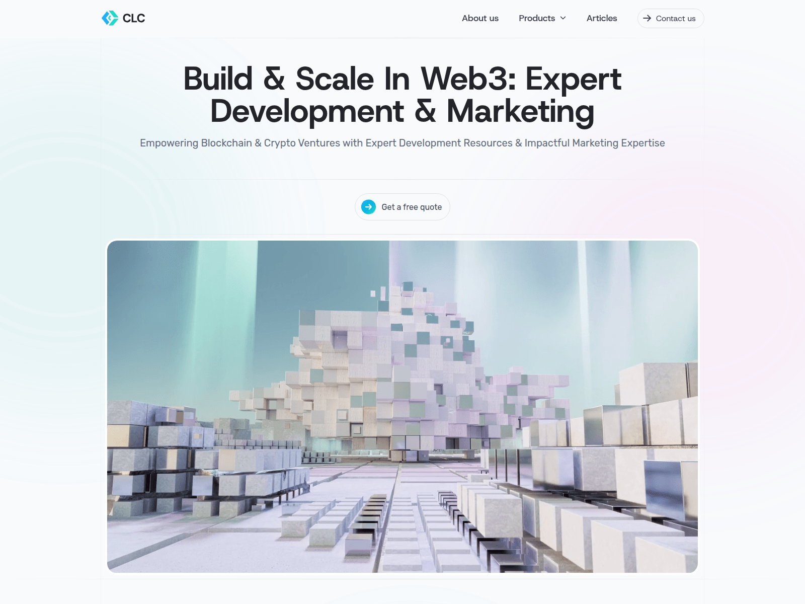 Screenshot of clc-homepage.pages.dev