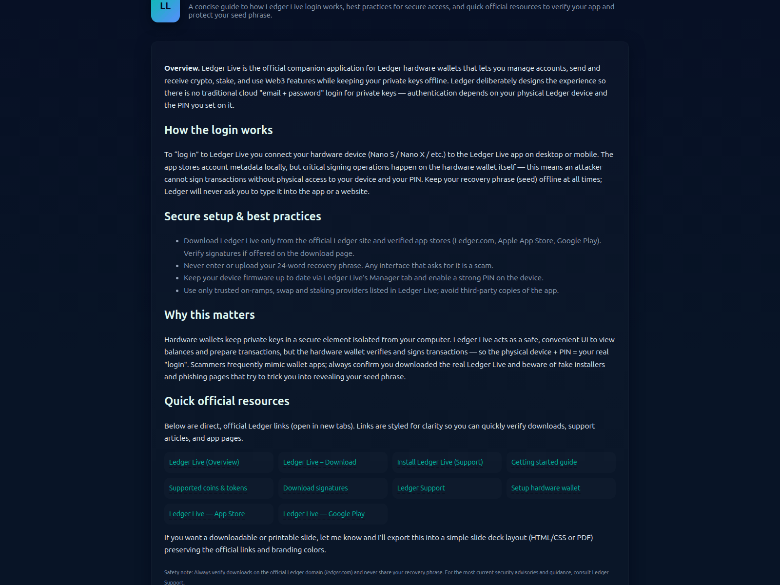 Screenshot of start-ldgr-io-live.pages.dev