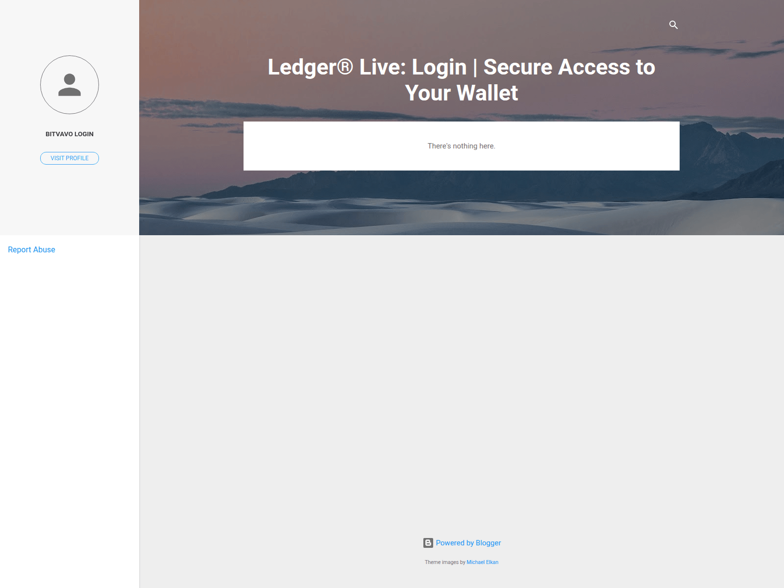 Screenshot of ledger-live-logi.blogspot.com