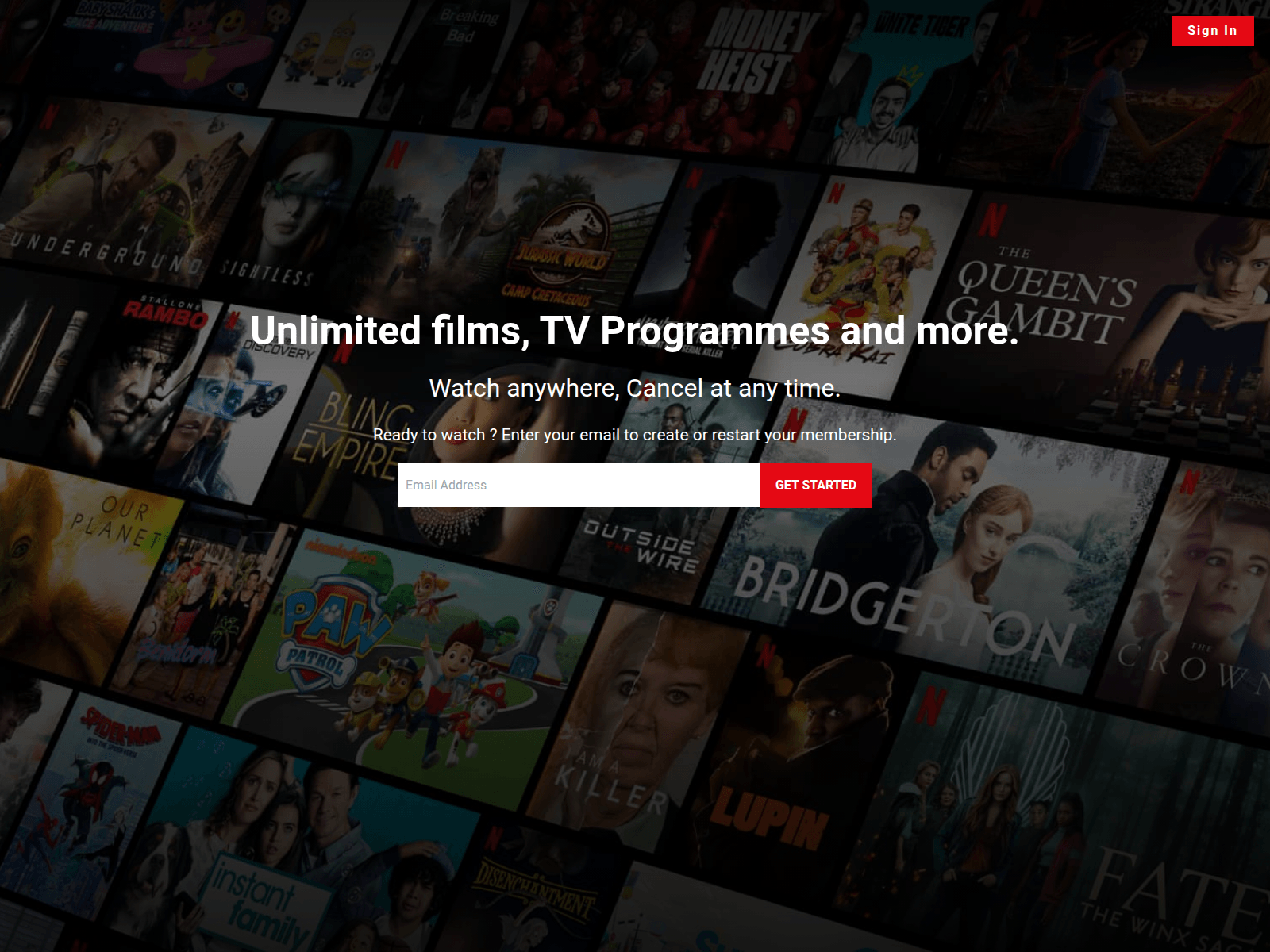 Screenshot of netflix-clone-neon-three.vercel.app