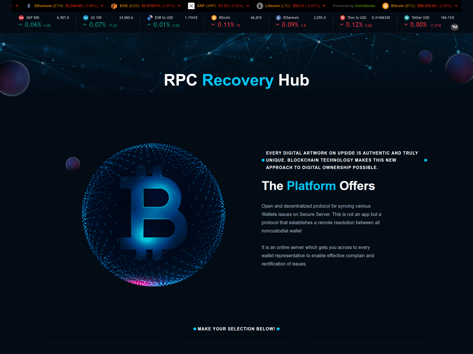 Screenshot of rpchubsolutions.pages.dev