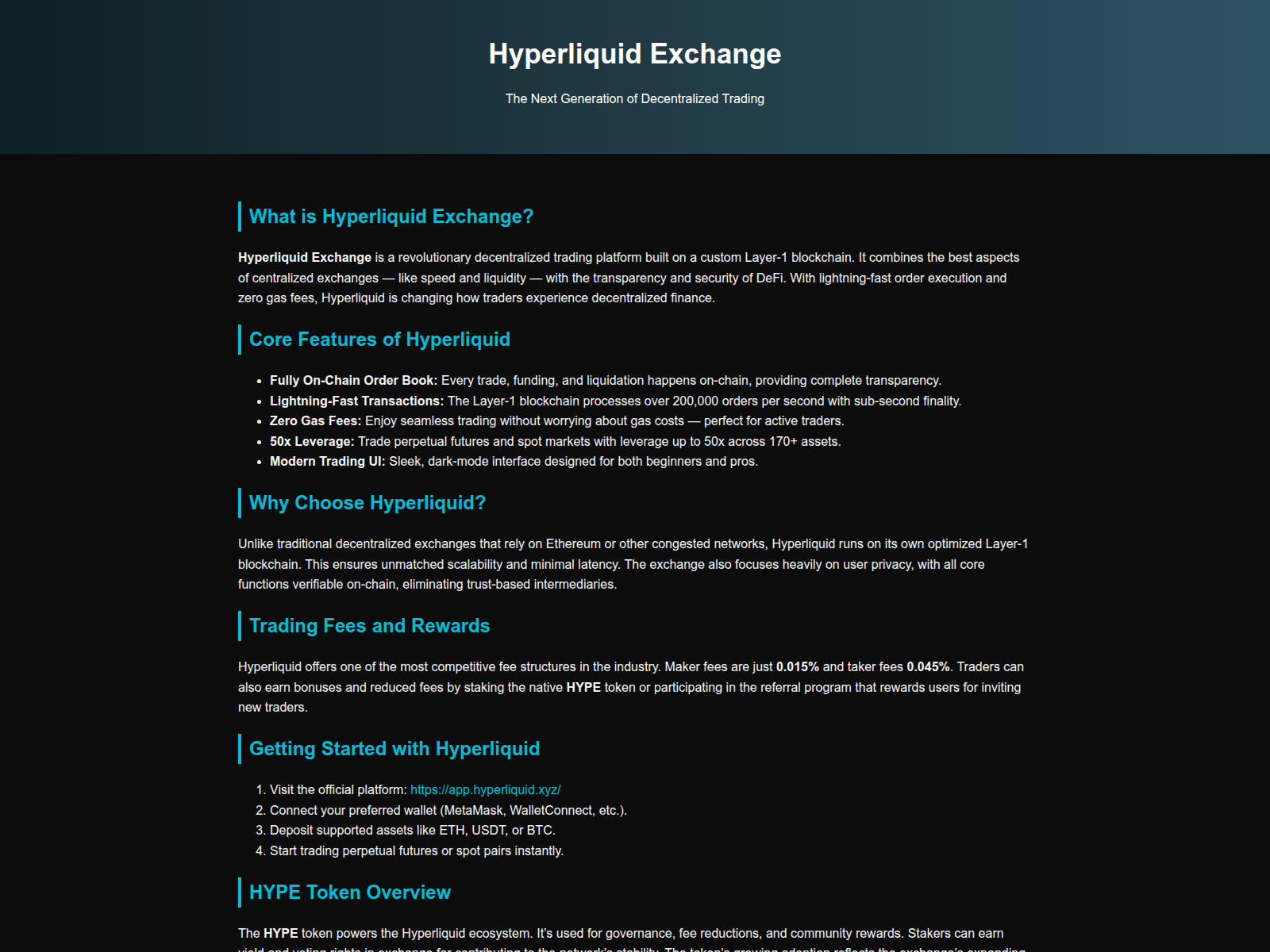 Screenshot of hyperr-liquid-exchang.pages.dev