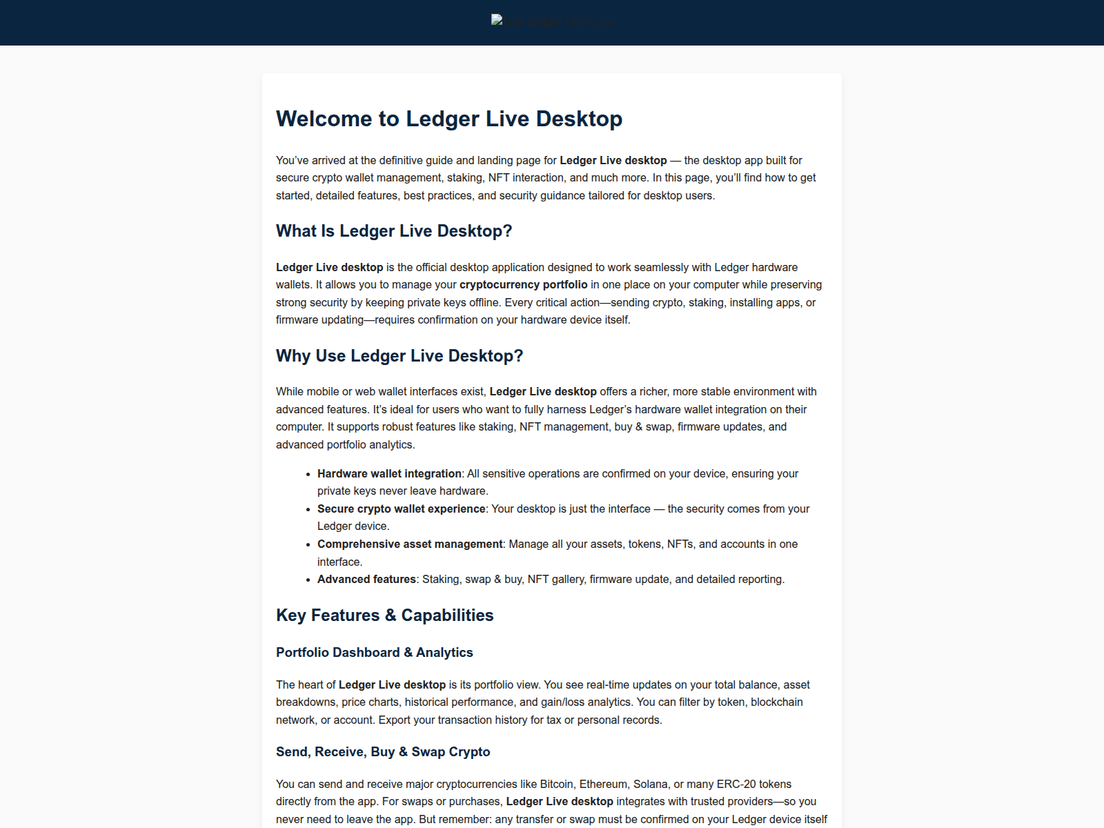 Screenshot of lite-ledger-live-desktop.pages.dev