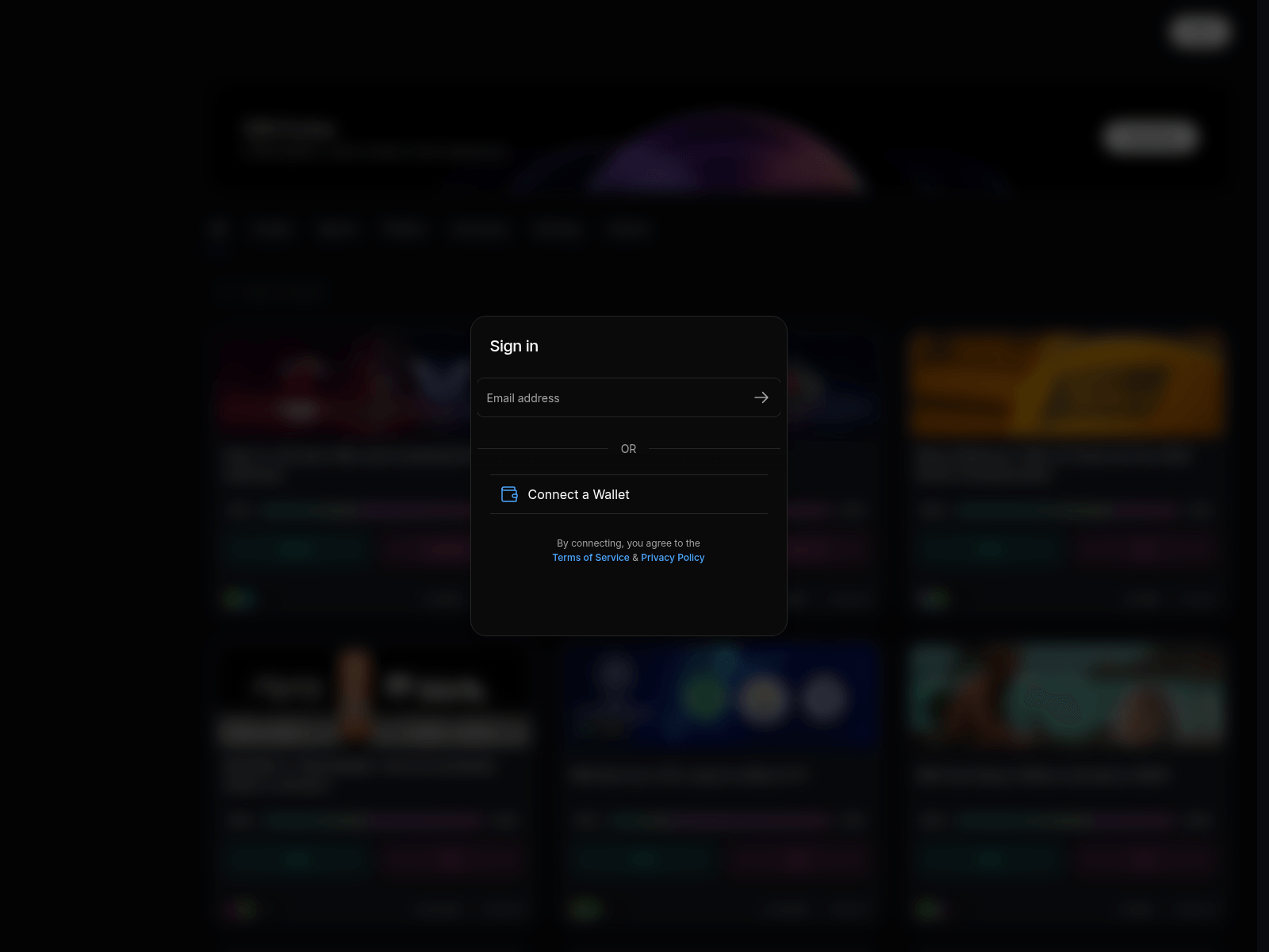 Screenshot of myriad-markets.xyz
