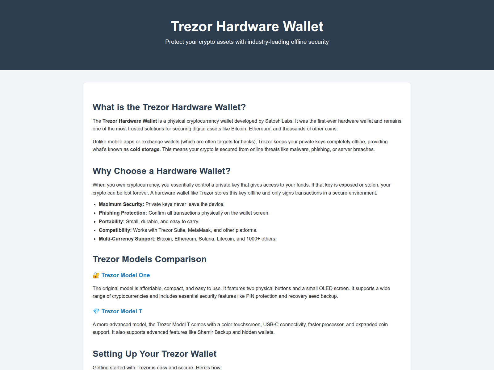 Screenshot of trezoor-hardwhere-wellat-public.pages.dev