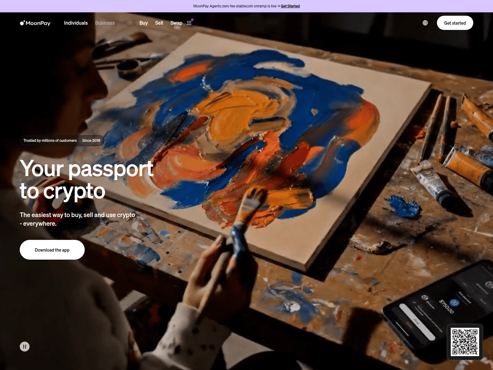 Screenshot of moonpayventures.net