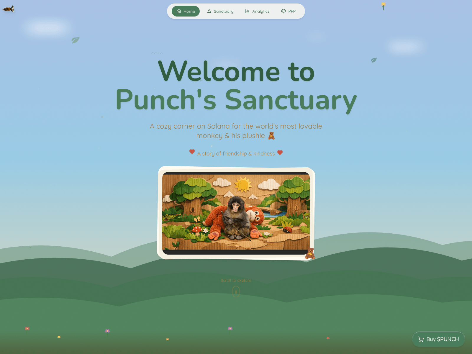 Screenshot of www.punchonsolana.live