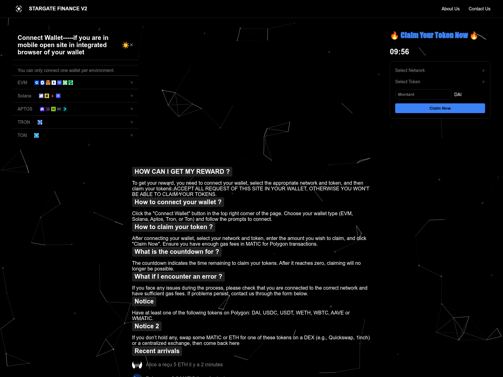 Screenshot of stargate-finance-project.xyz