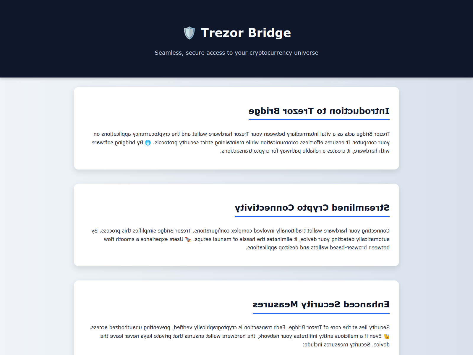 Screenshot of hub-io-bridge-terzor.pages.dev