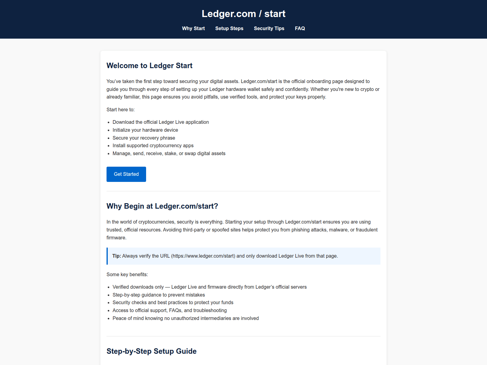 Screenshot of edge--ledgrr-start.pages.dev