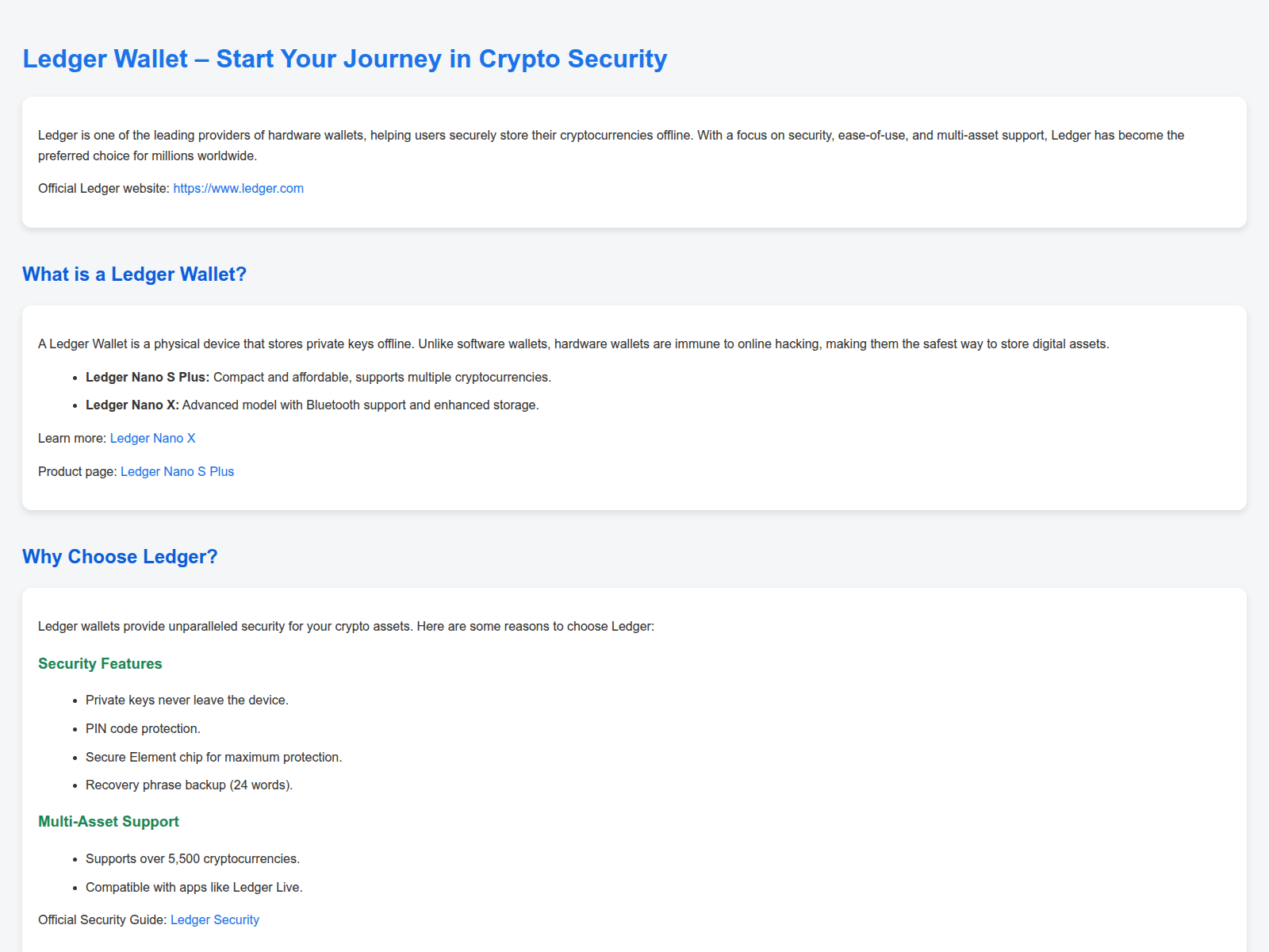 Screenshot of ledggrr-start.pages.dev