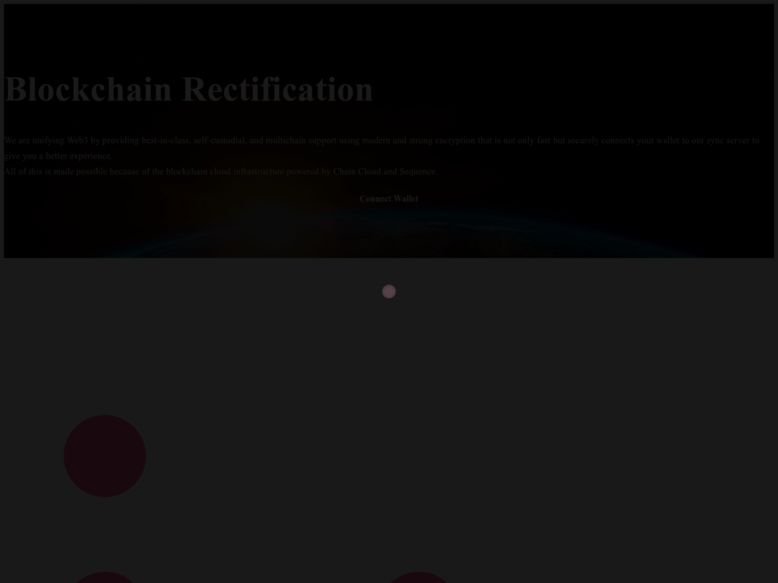 Screenshot of multichaindapps.pages.dev