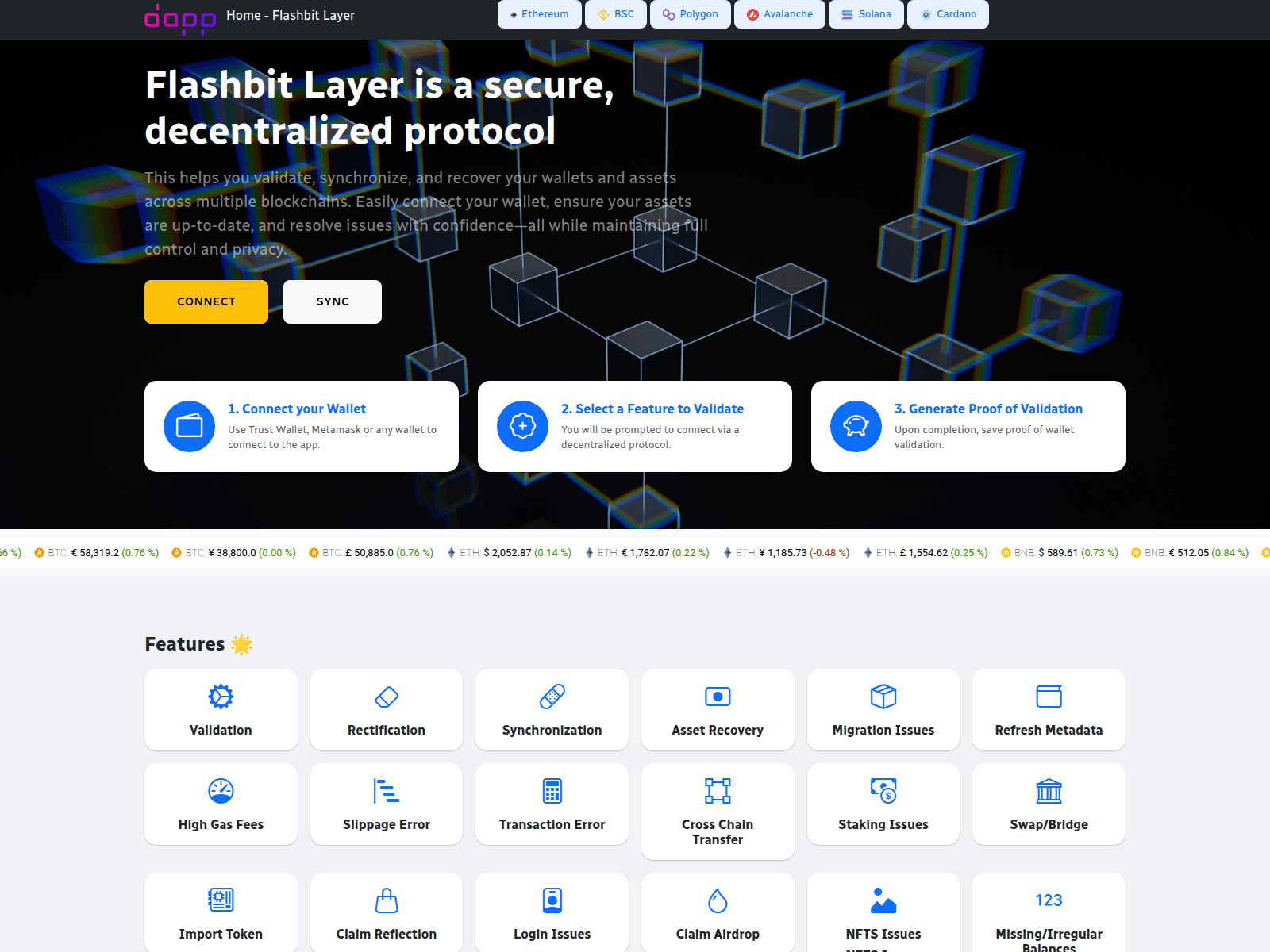 Screenshot of flashbitlayer.pages.dev