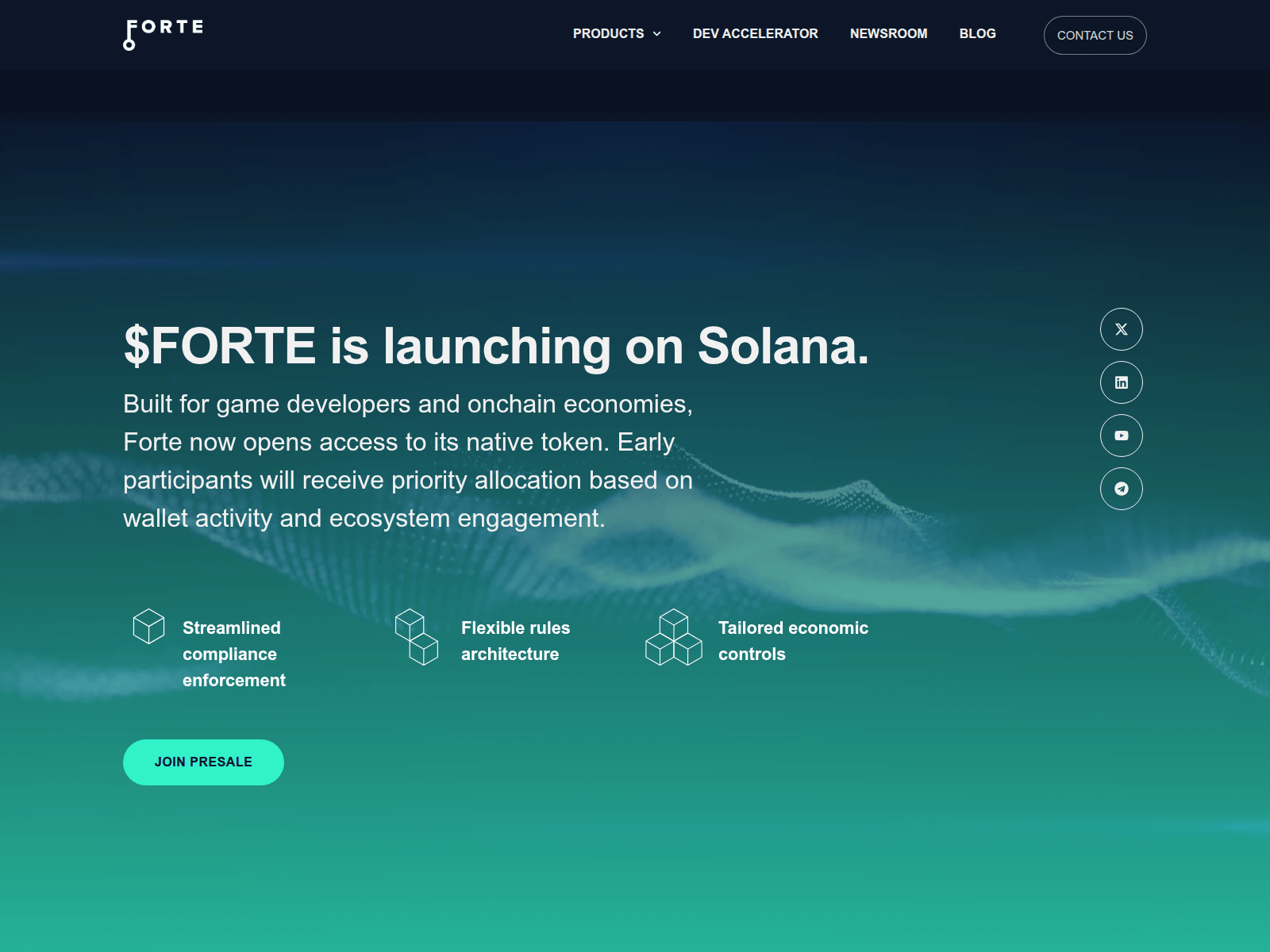 Screenshot of token-forte.com