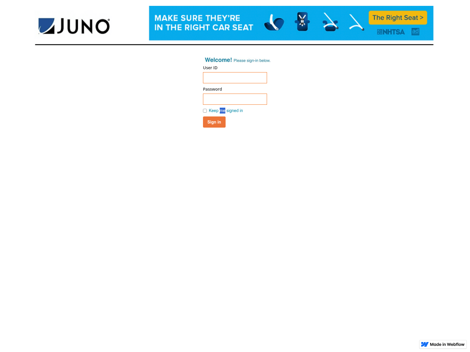 Screenshot of email-member-and-password-update.webflow.io