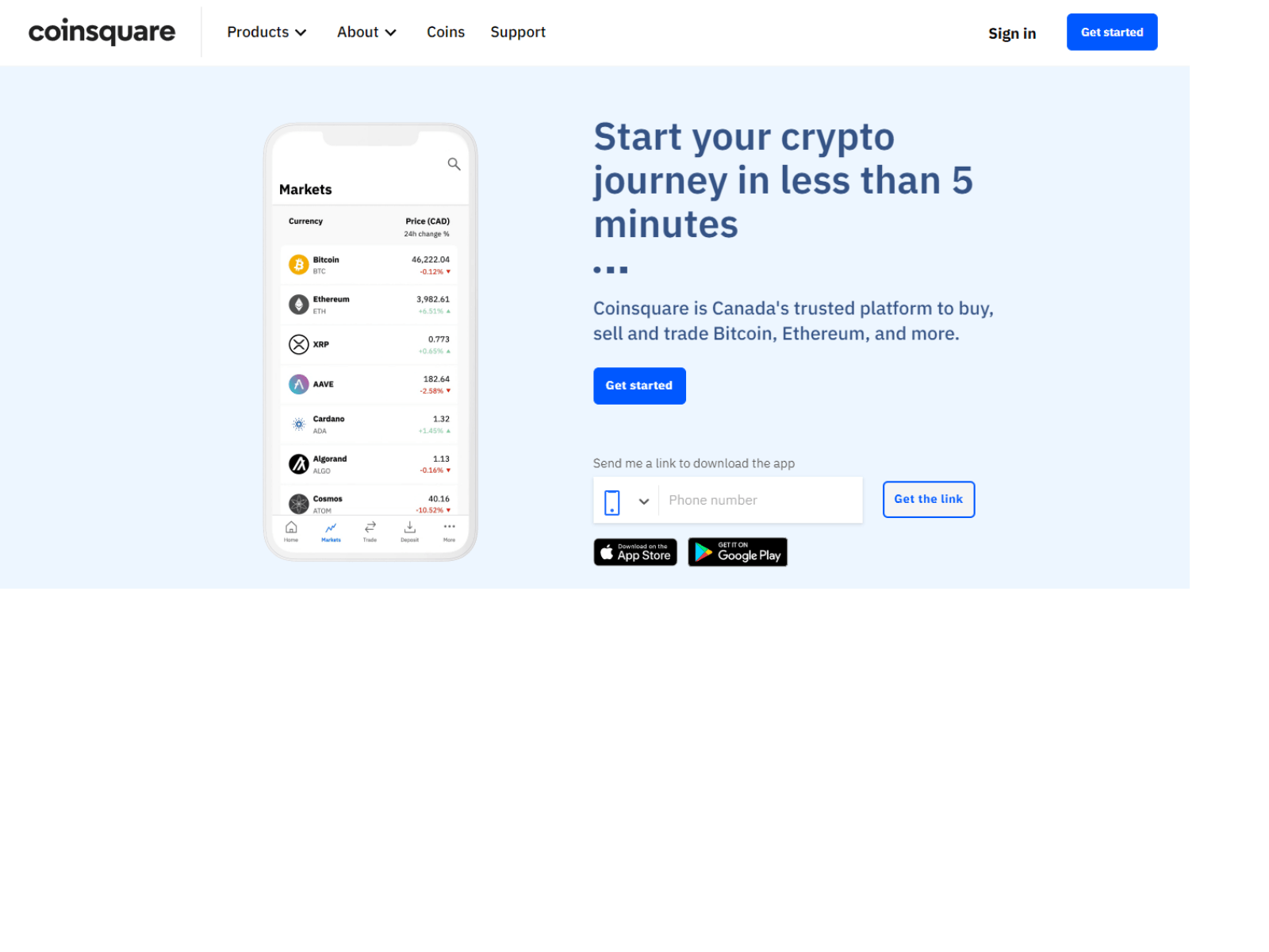Screenshot of securee-coinsquare.webflow.io