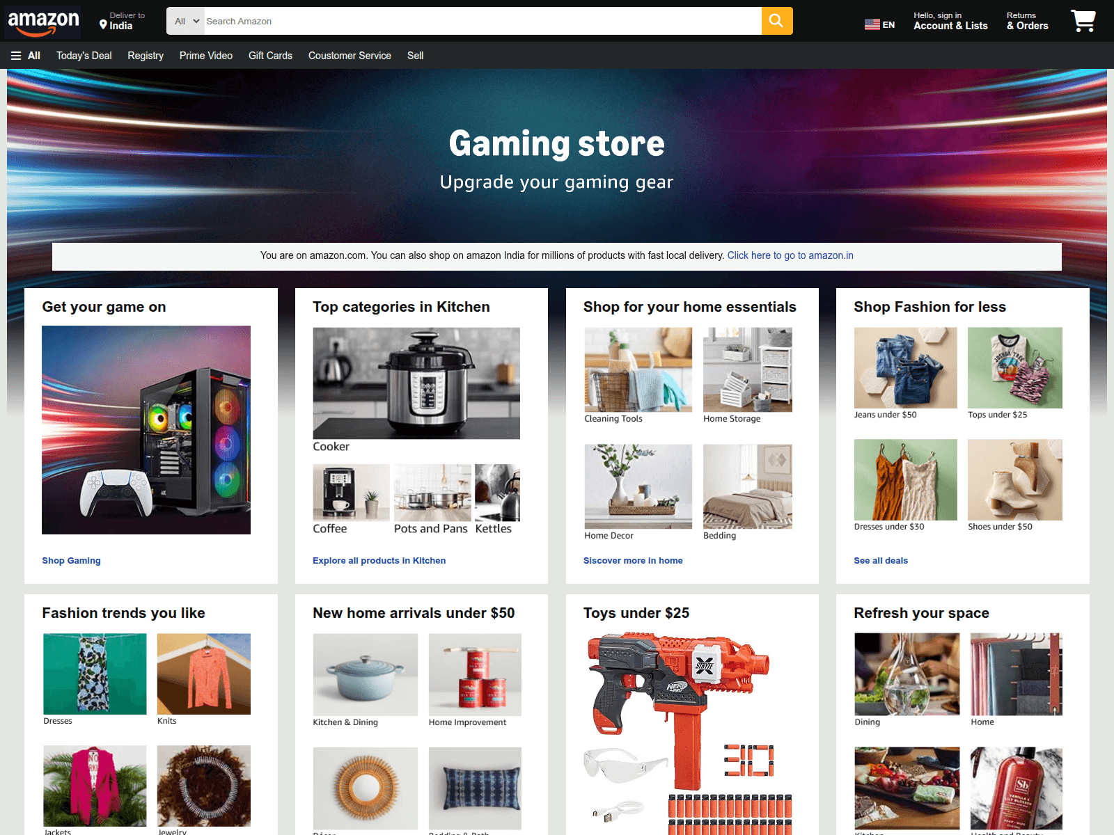 Screenshot of ecommerce-clone-gules.vercel.app
