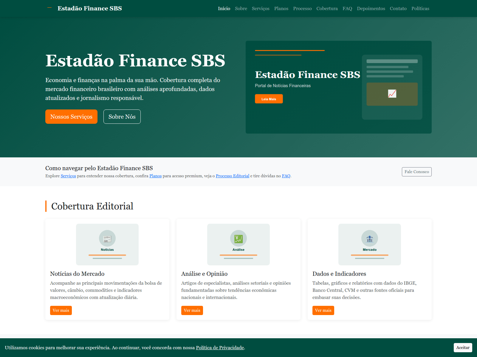 Screenshot of estadao-finance.sbs