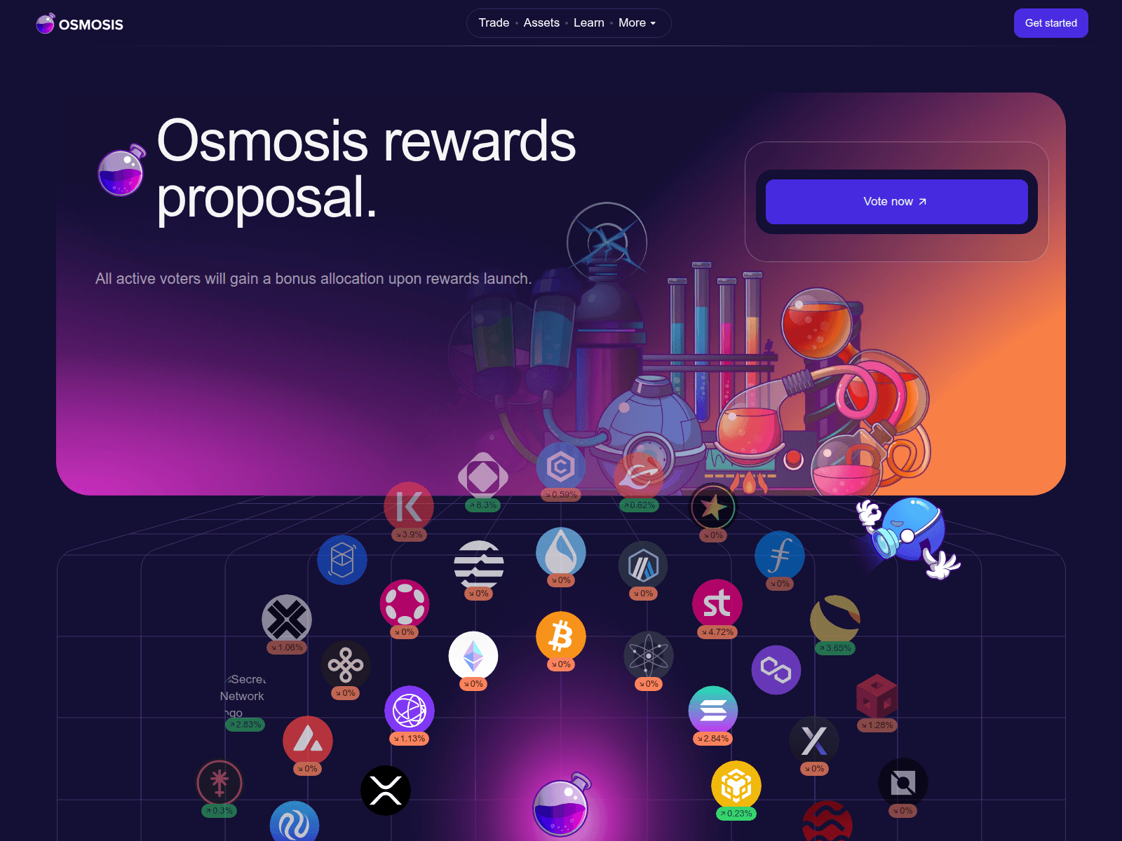 Screenshot of enter-osmosis.xyz