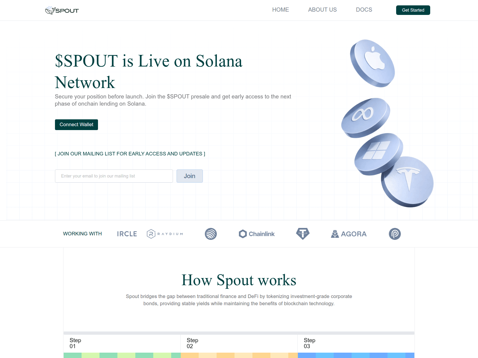 Screenshot of spout-finance.com