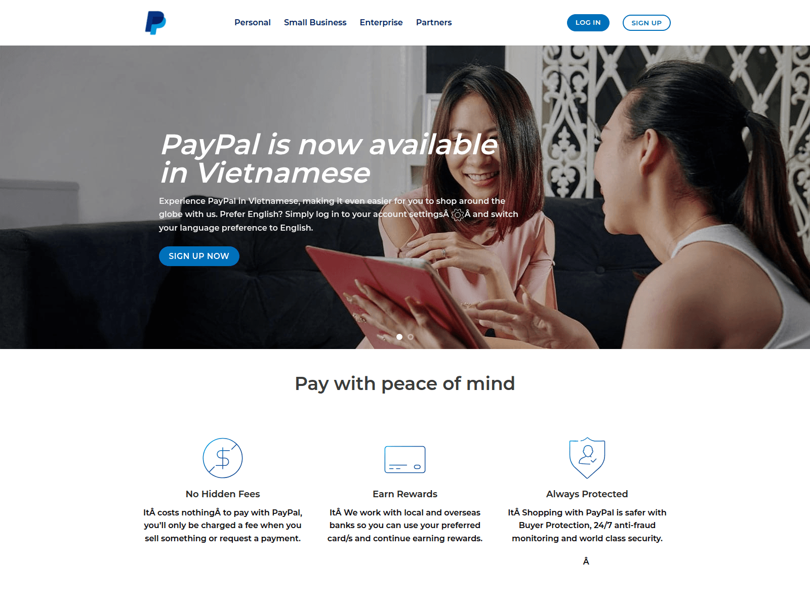 Screenshot of changepasspp.com.vn