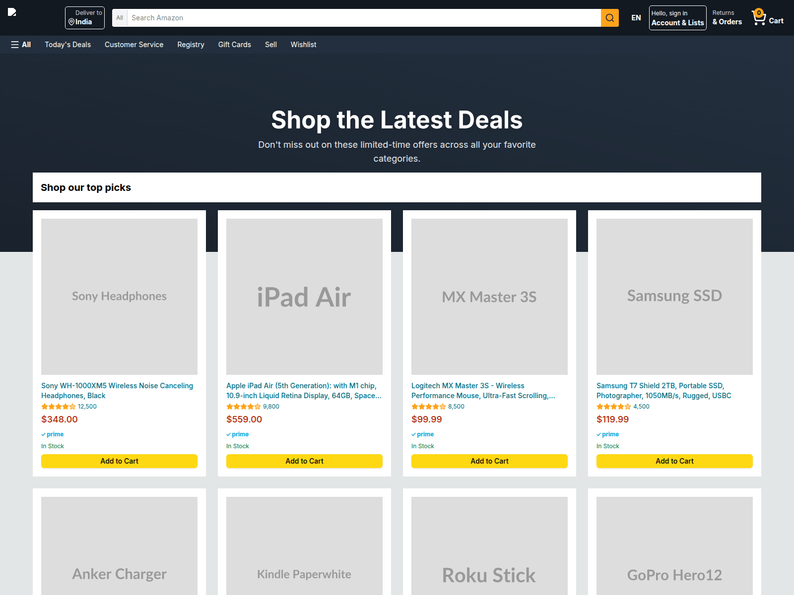 Screenshot of amazon-clone-amber-six.vercel.app