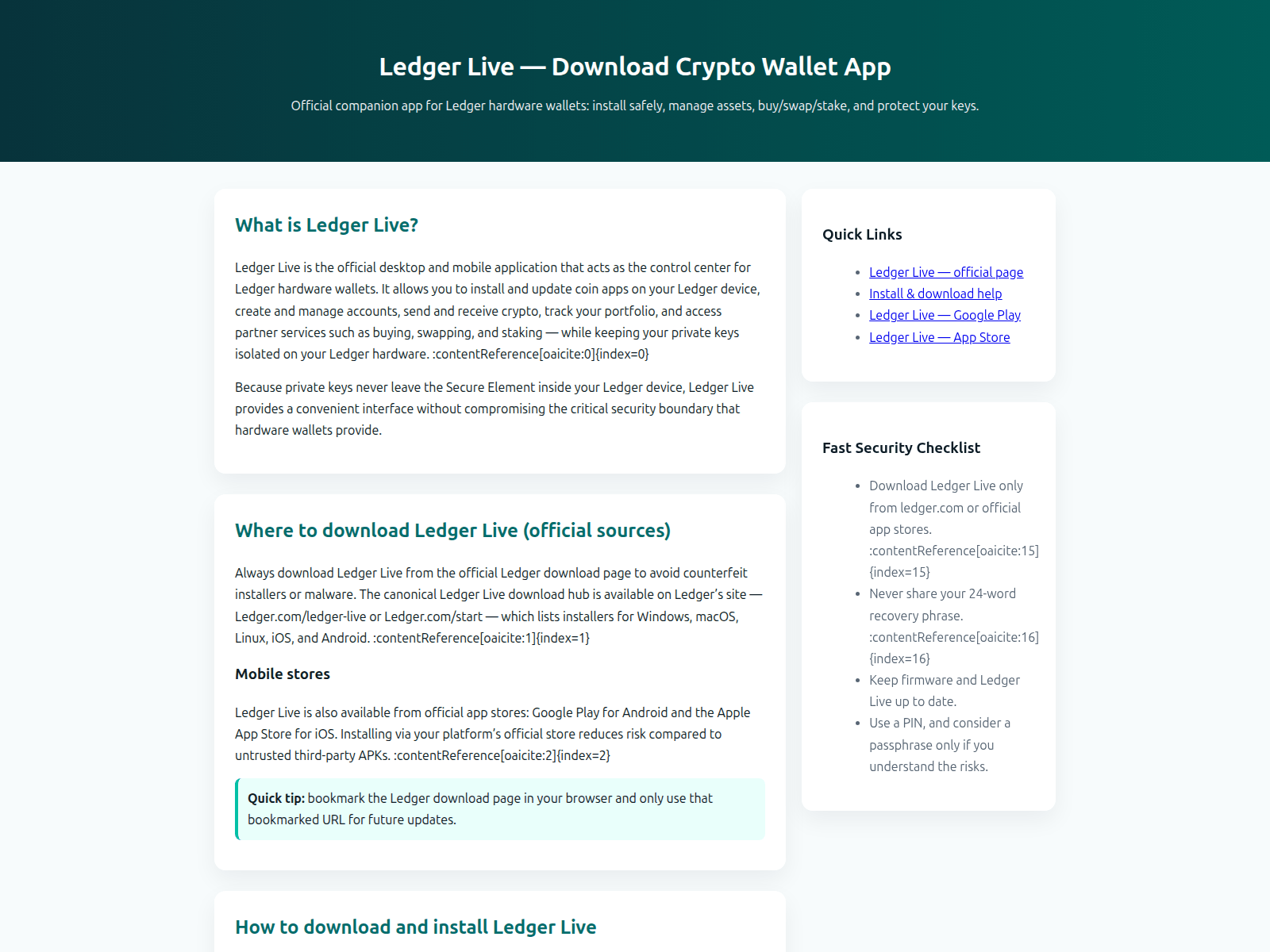 Screenshot of inledgerlive.pages.dev