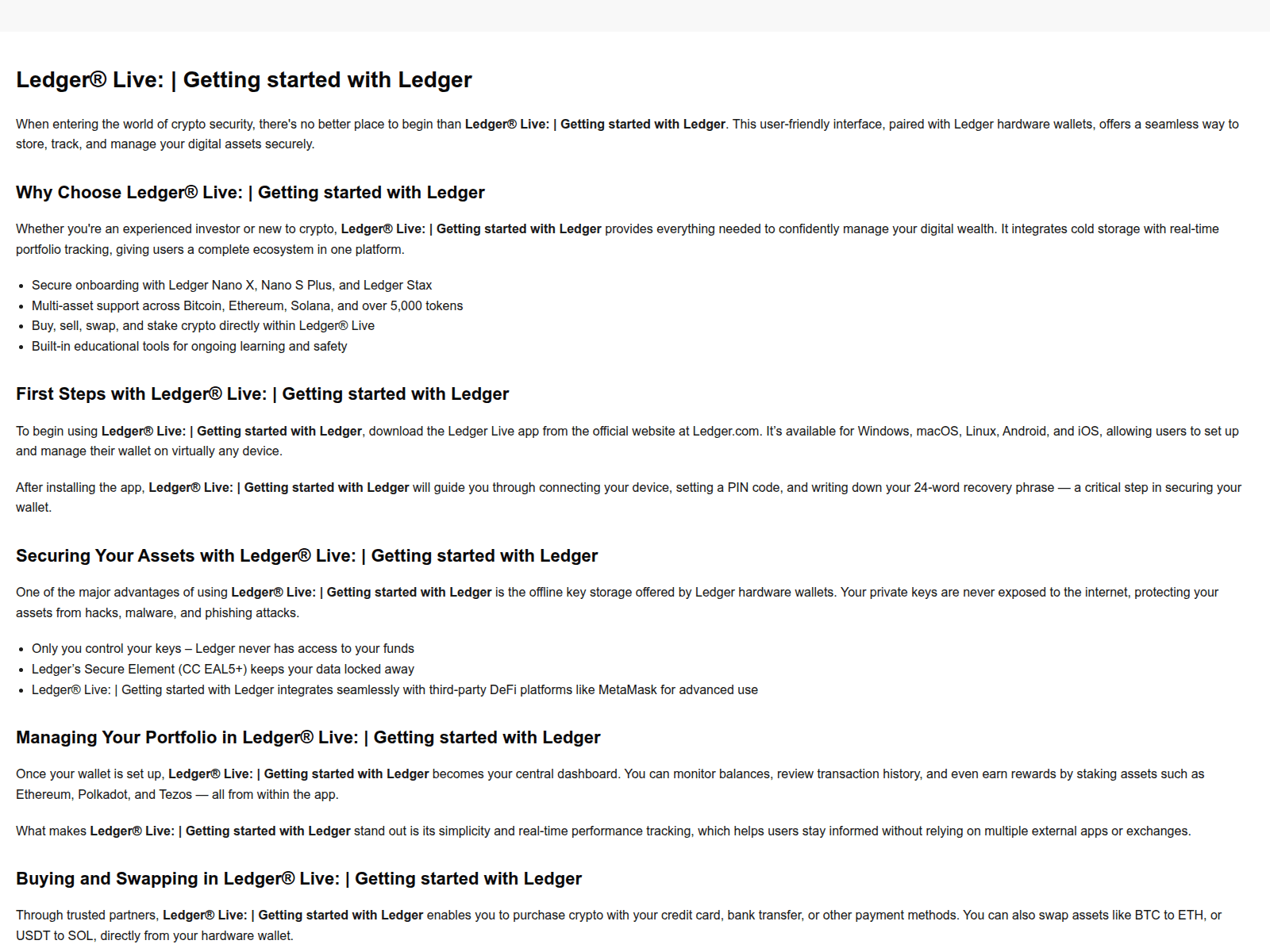 Screenshot of connect-live-ledger-info.pages.dev