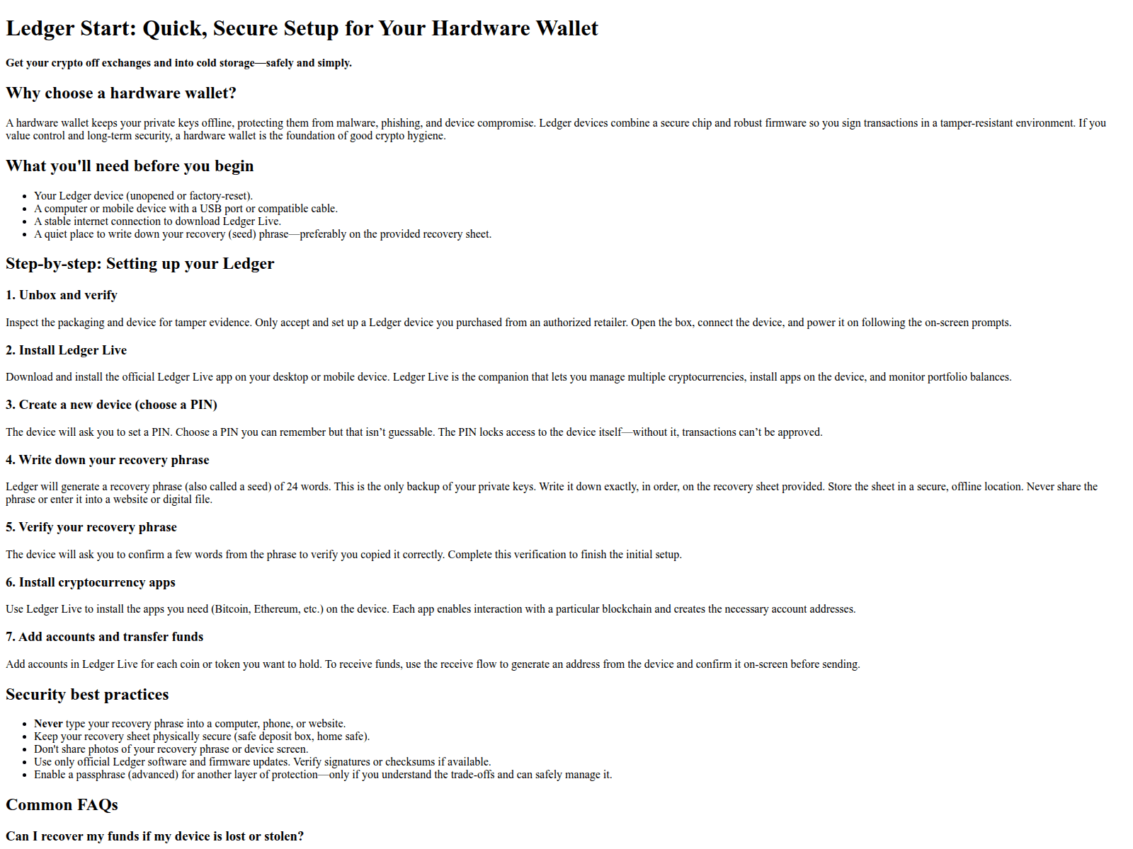 Screenshot of leger-com-start-quick.pages.dev
