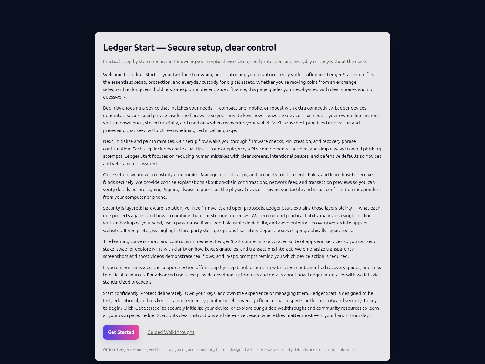 Screenshot of sso-learn-start-ledgr.pages.dev