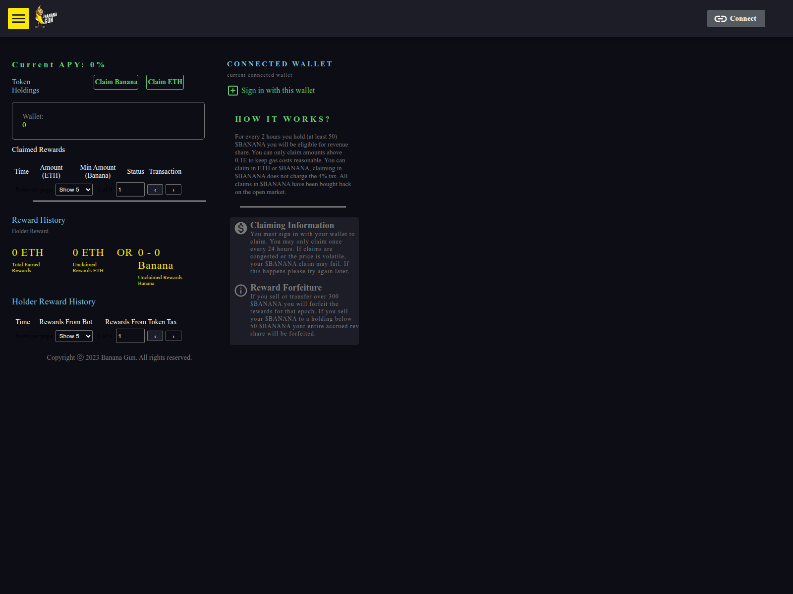 Screenshot of bananagun-bhs.pages.dev
