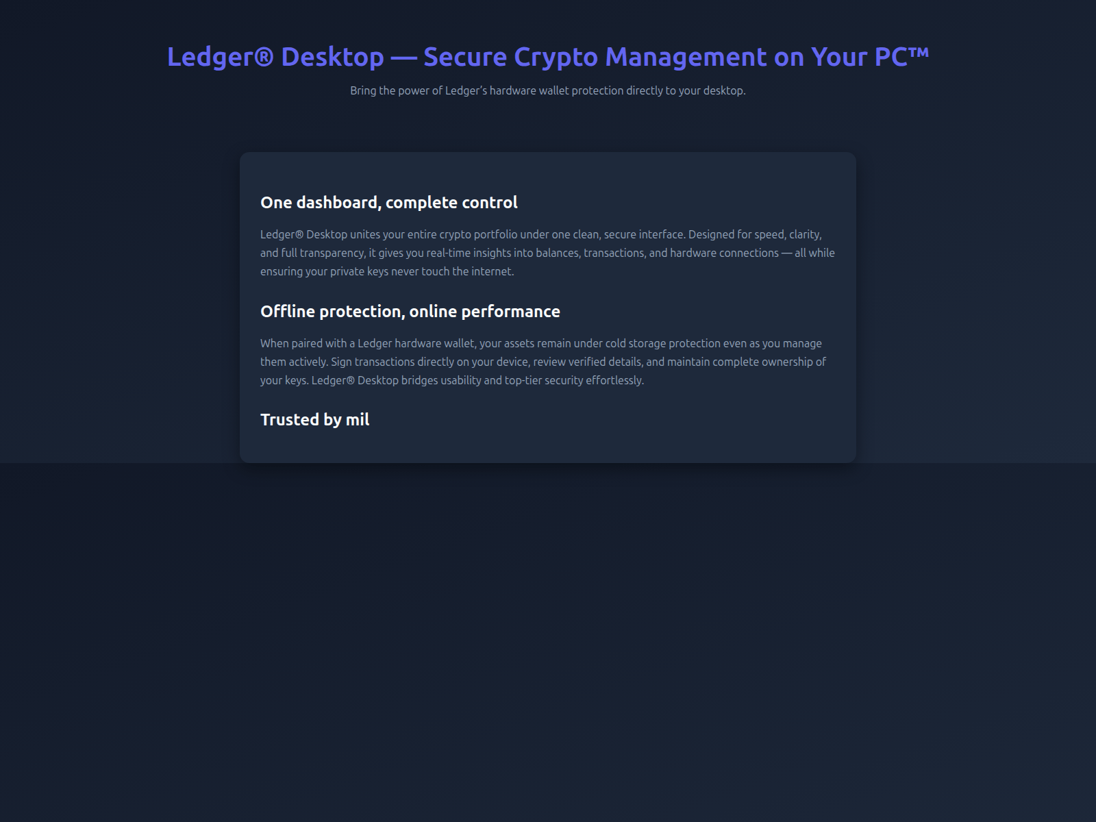 Screenshot of crypto-ledger-desktop-eng.pages.dev