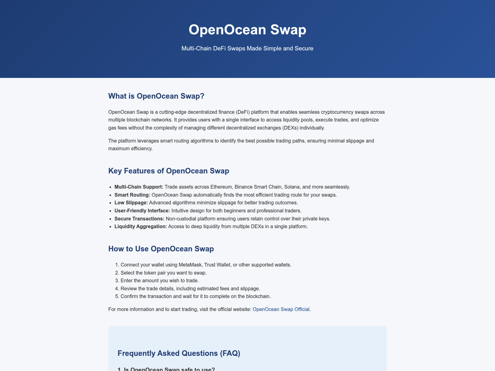 Screenshot of indirecting-openocean-swap.pages.dev