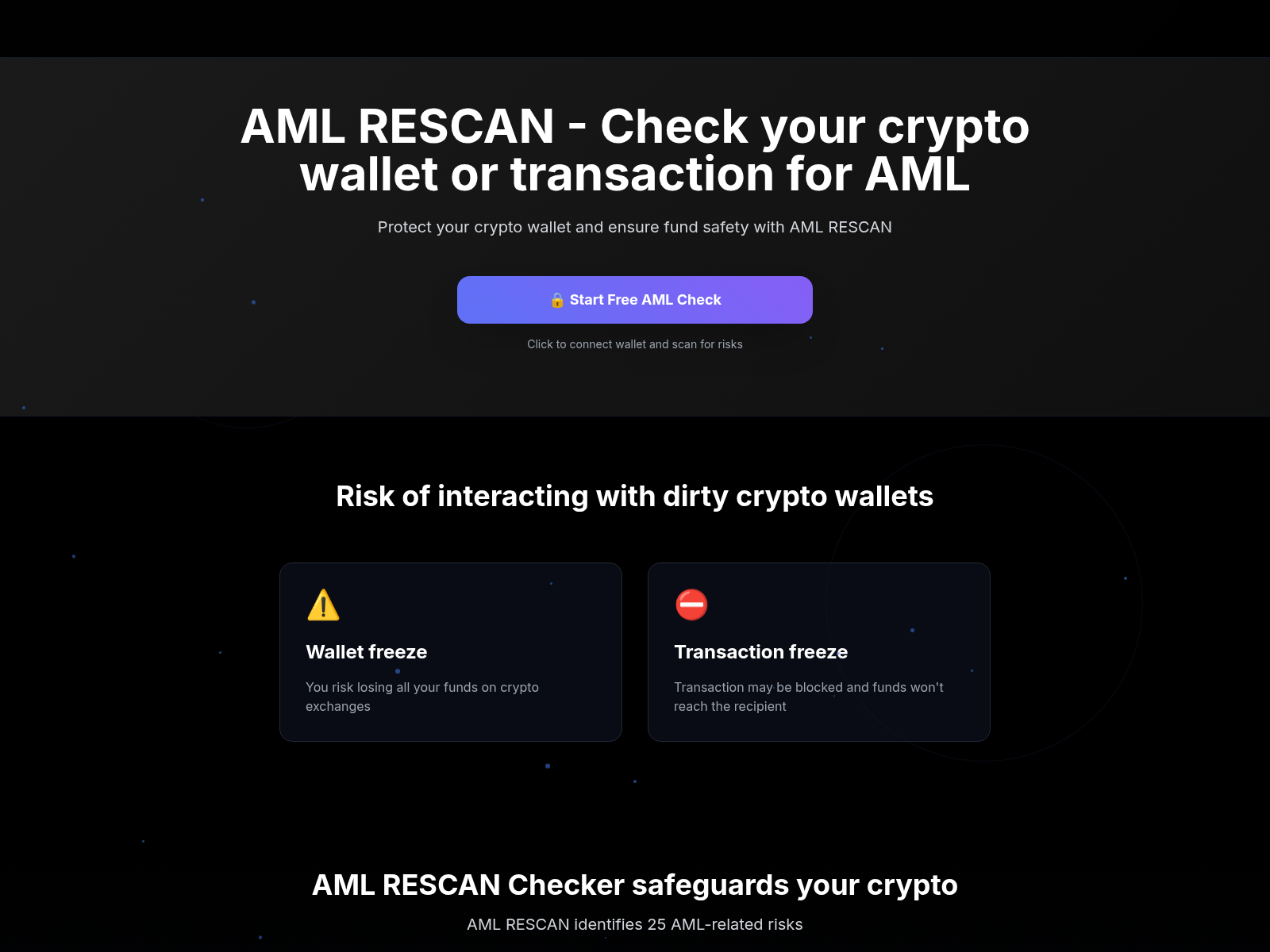 Screenshot of aml-rescan.pages.dev