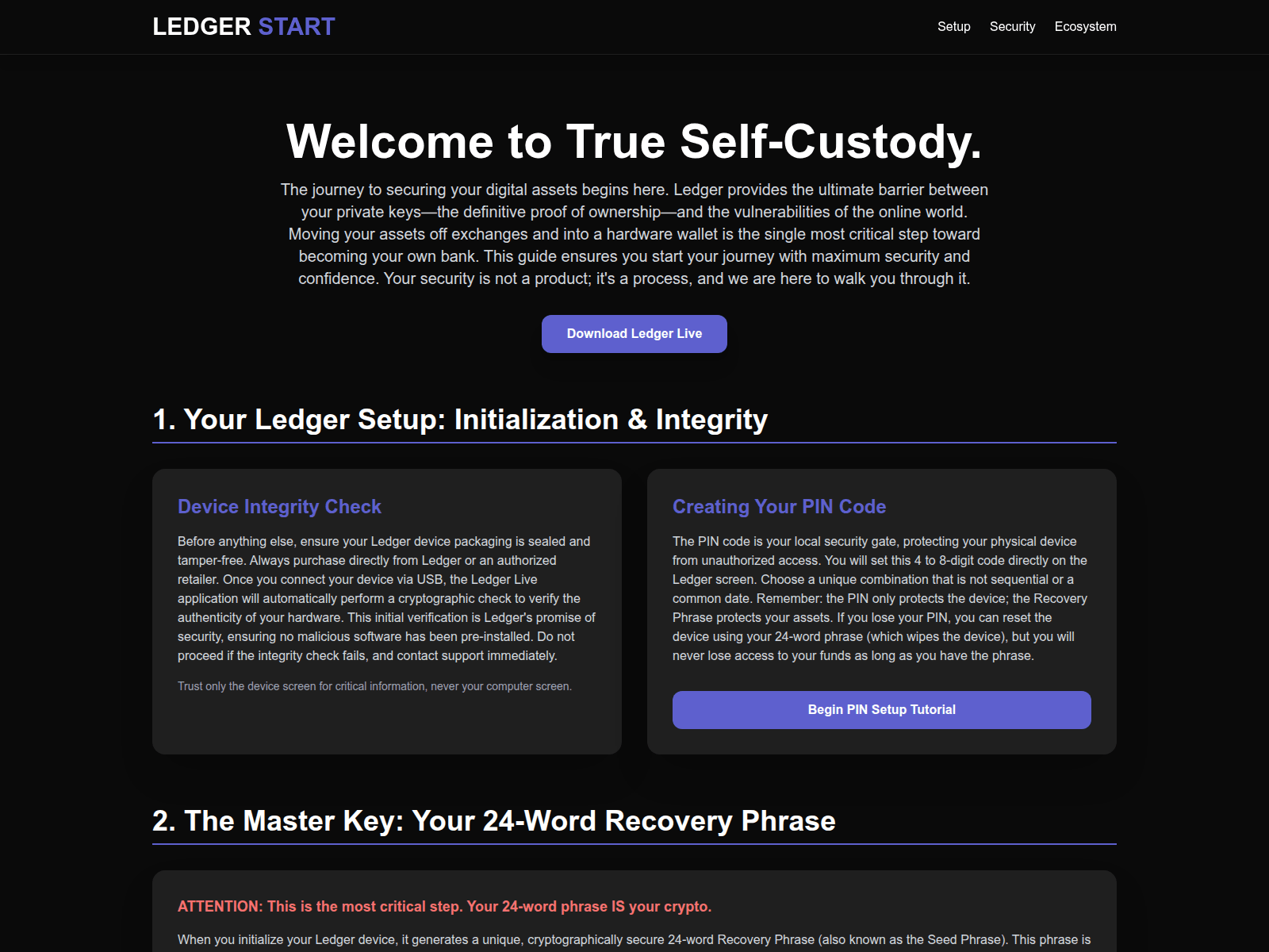 Screenshot of ledger--start-en-com.pages.dev
